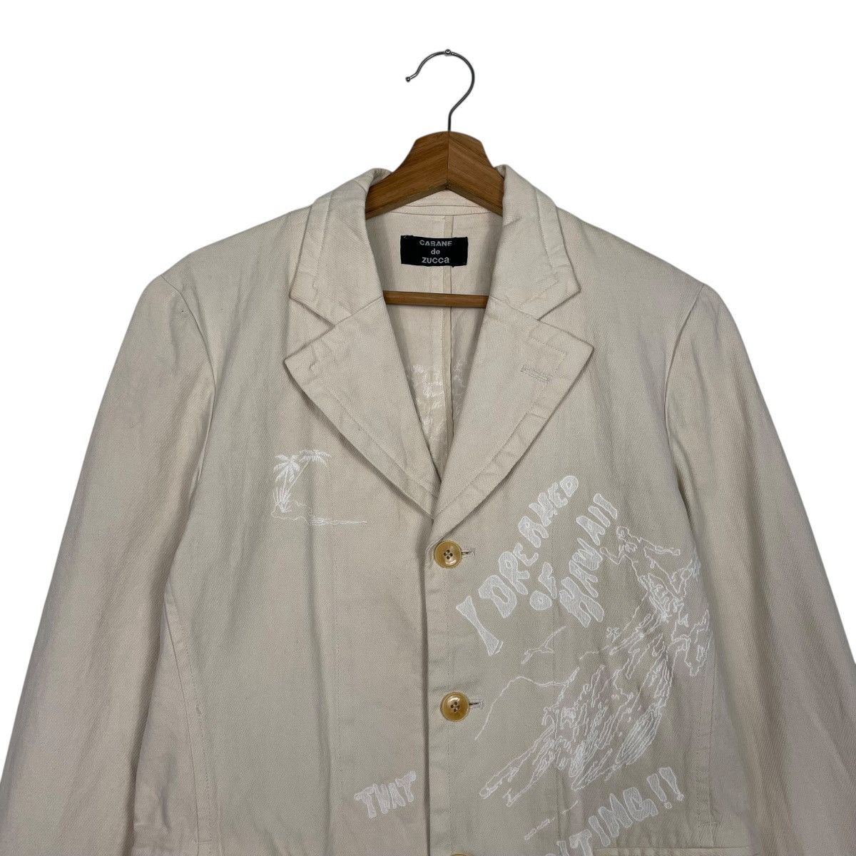 CABANE de ZUCCa Cabane De Zucca Hawaii Printed Jacket Size US S / EU 44-46 / 1 - 2 Thumbnail