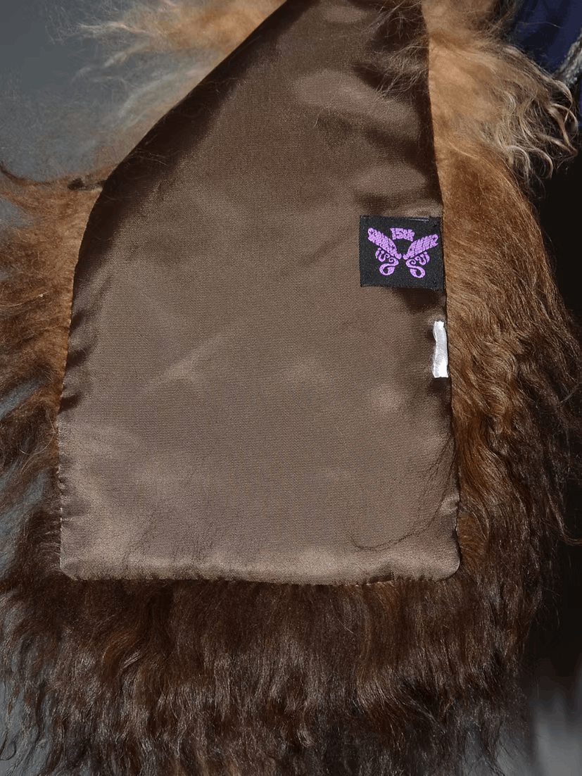 Anna Sui 1990s Ombre Tibetan Lamb Fur Scarf Size ONE SIZE - 5 Thumbnail