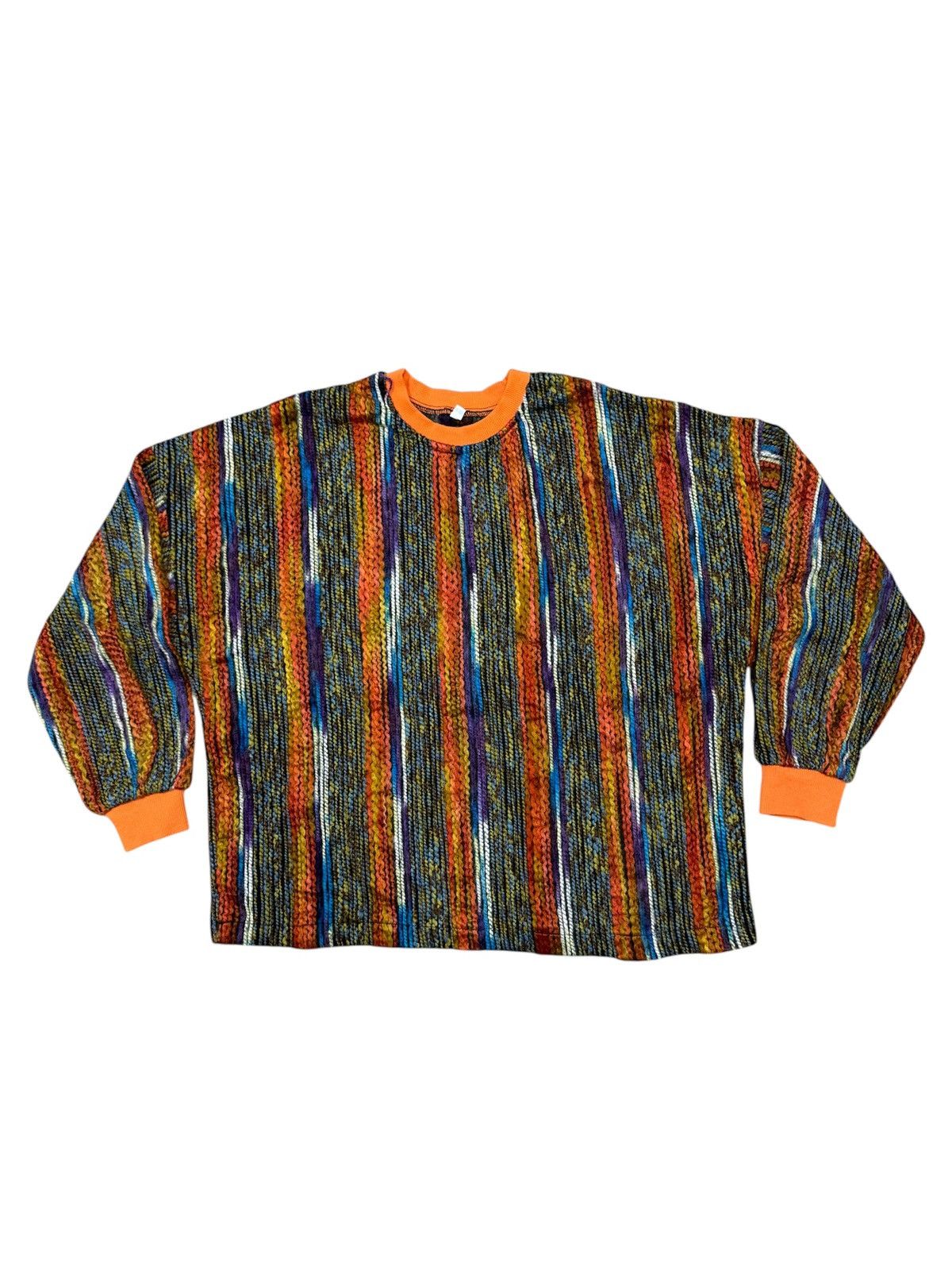 Japanese Brand Unbranded Knit Cropped Sweatshirt Size L / US 10 / IT 46 - 1 Thumbnail