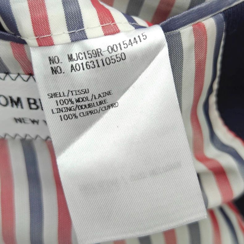 Thom Browne Thom Browne Size 3Boat Anchor Gold Buckle Navy Blaze Jacket Size 46L - 7 Thumbnail