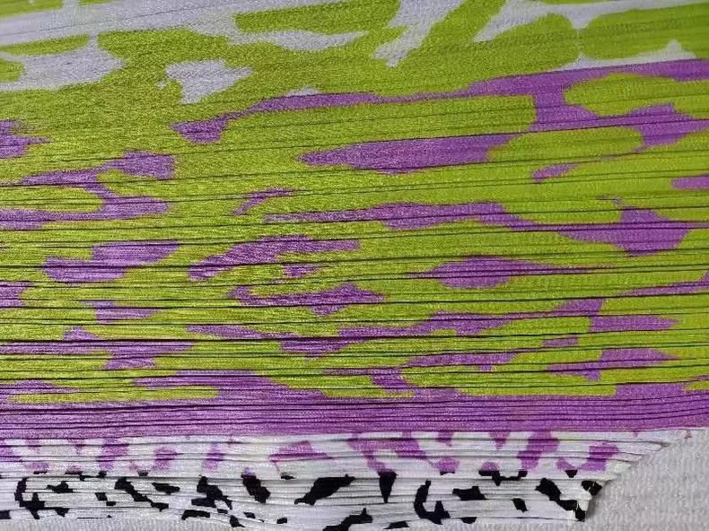 Issey Miyake Issey Miyake size:3 Purple and green animal print contrast Size S / US 4 / IT 40 - 2 Thumbnail