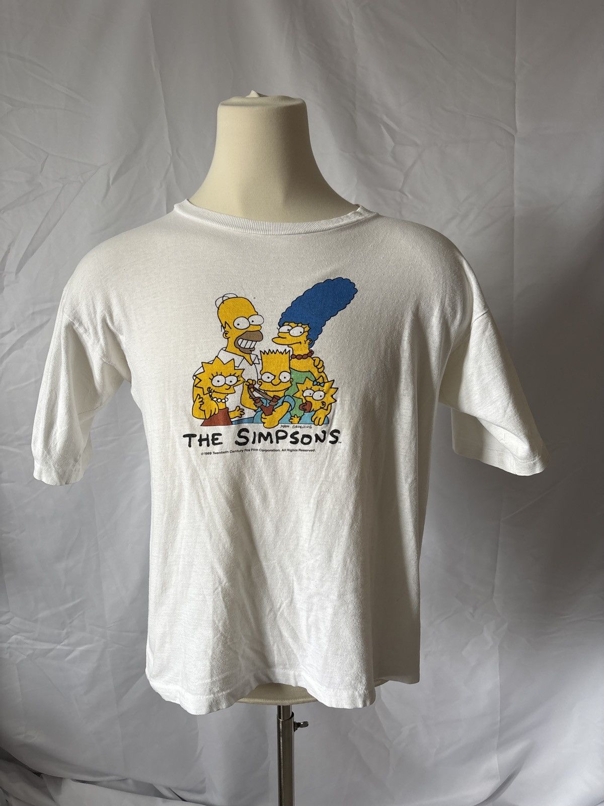 Vintage The Simpsons Vintage 1989 Single Stitch Size US XL / EU 56 / 4 - 1 Thumbnail