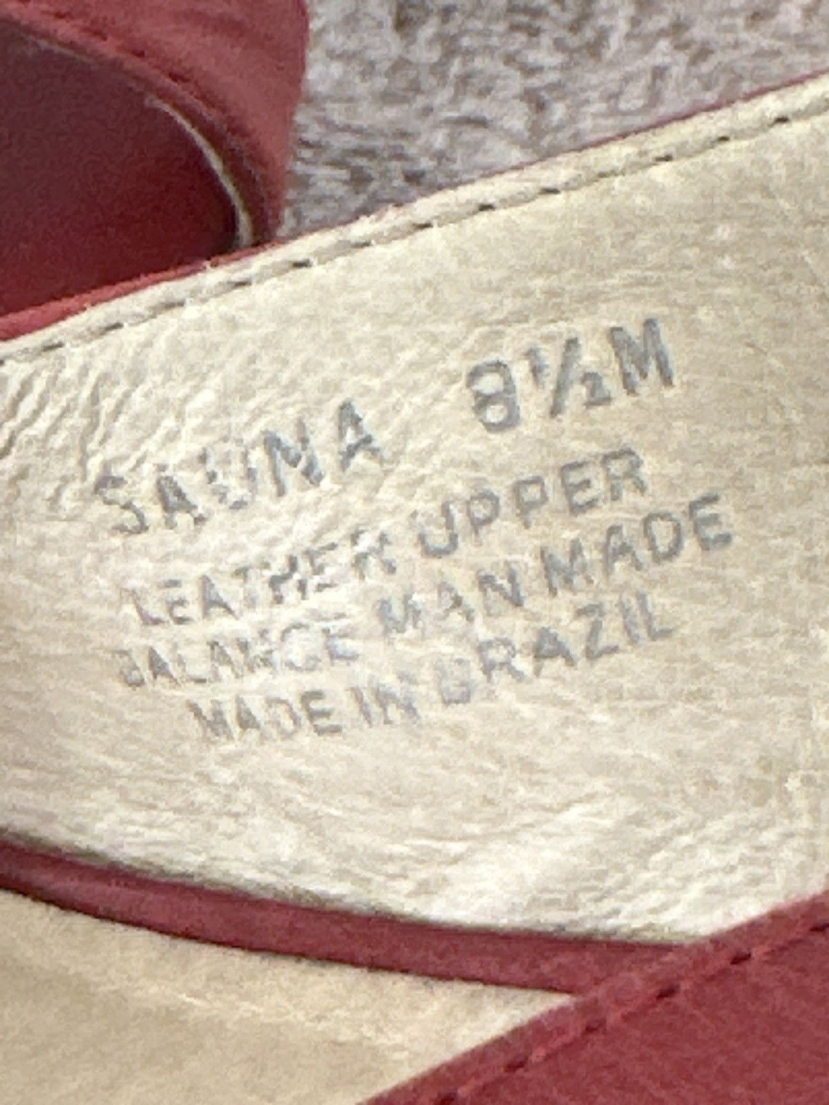 Steve Madden Y2k Red and Brown Steve Madden Platform Sling Back Heels Size US 8.5 / IT 38.5 - 6 Thumbnail