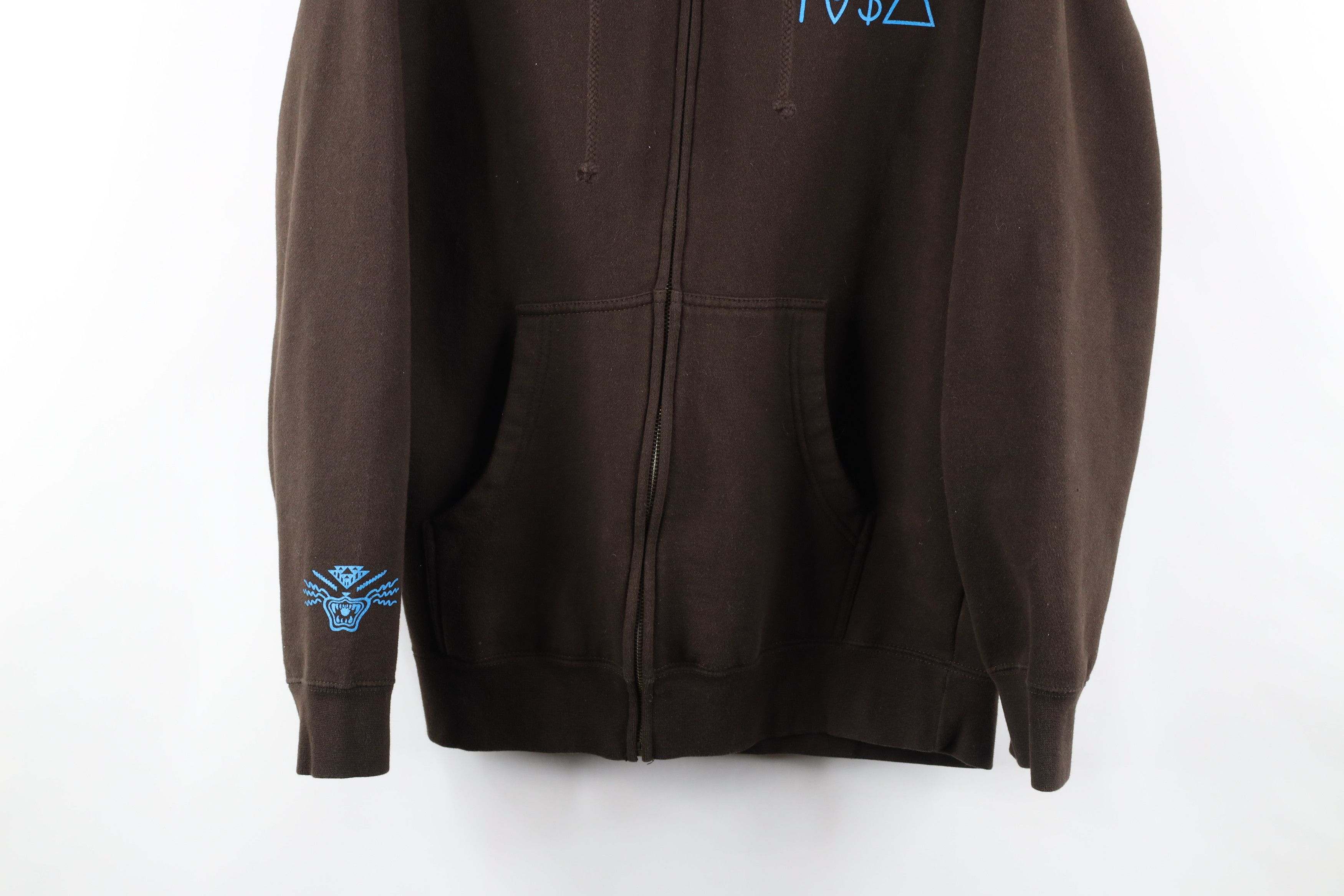 TISA TISA Out Car Logo Big Sean Tyga Full Zip Hoodie Brown USA Size US S / EU 44-46 / 1 - 3 Thumbnail