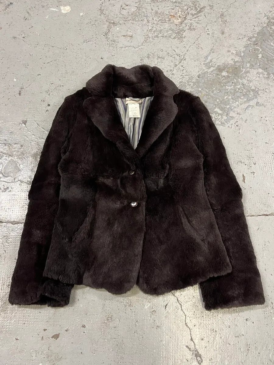 Emporio Armani AW2005 Emporio Armani Fur Brown Suit Jacket Size M / US 6-8 / IT 42-44 - 1 Thumbnail