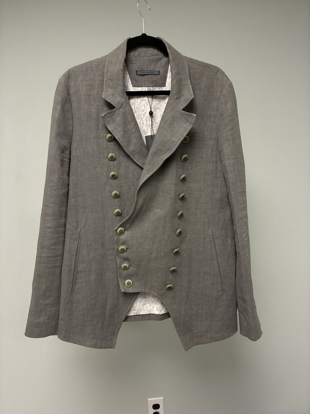 John Varvatos Linen Multibutton Jacket EU 48 USA 38 Size US M / EU 48-50 / 2 - 12 Thumbnail