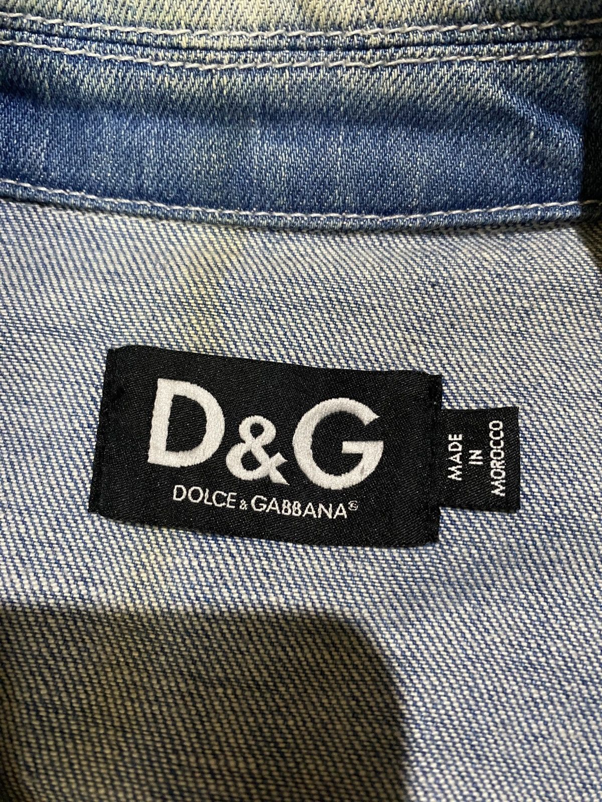 Dolce & Gabbana Dolce & Gabbana Denim Jacket Size S / US 4 / IT 40 - 8 Thumbnail