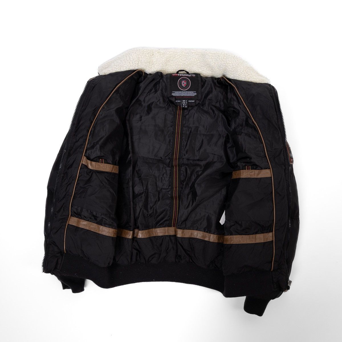 Other Geographical Norway Abramovitch Mens Black Puffer Jacket Size US S / EU 44-46 / 1 - 5 Thumbnail