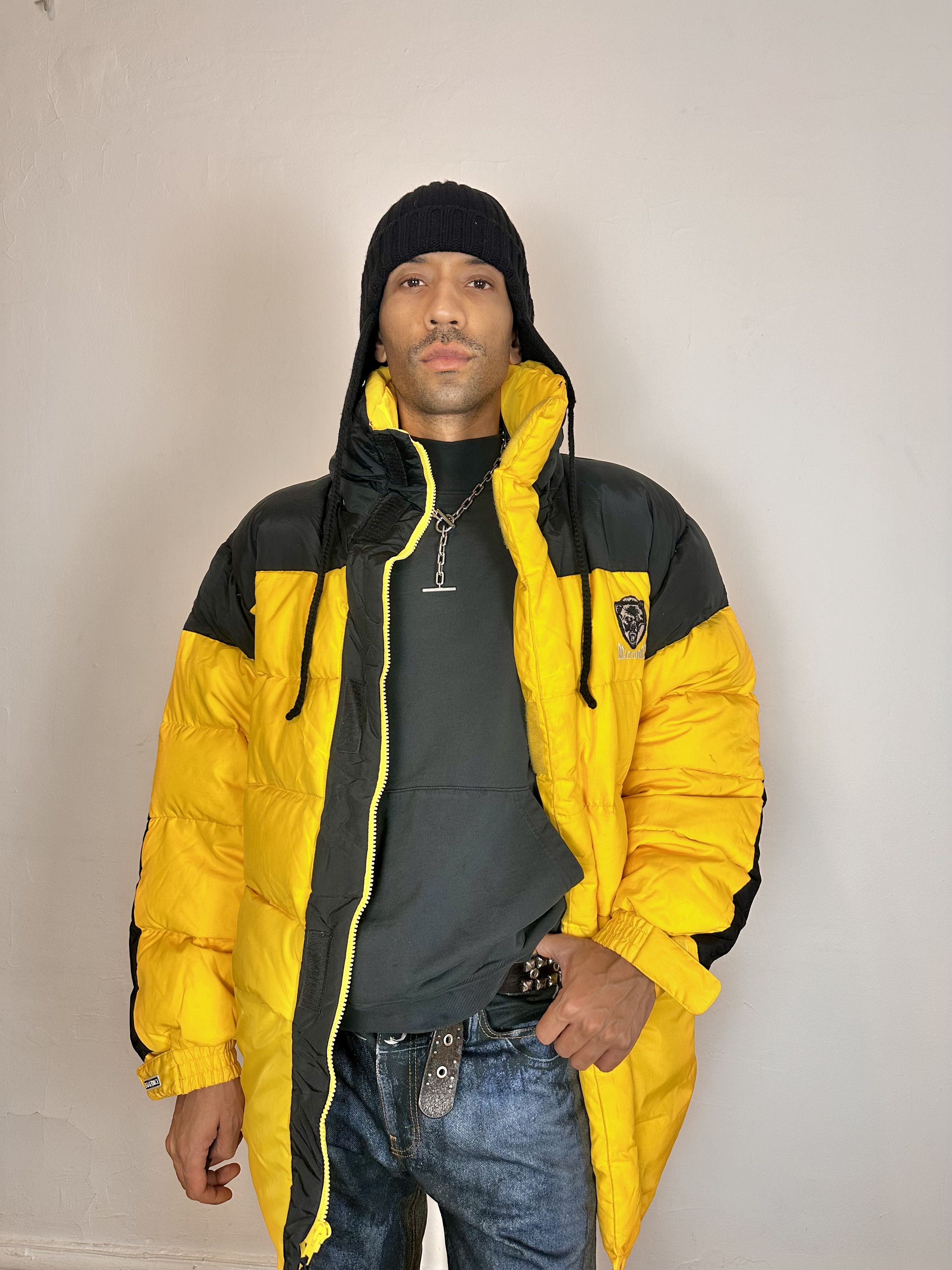 Other Vintage Bear Mountain Yellow/Black Puffer Jacket - XL Size US XL / EU 56 / 4 - 1 Thumbnail