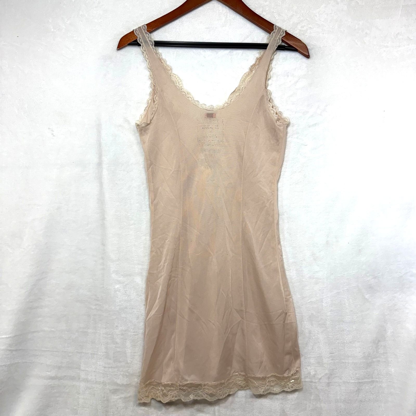 Other RARE Object Collectors Item Small Lace Pink Slip Dress Art Size S / US 4 / IT 40 - 6 Thumbnail