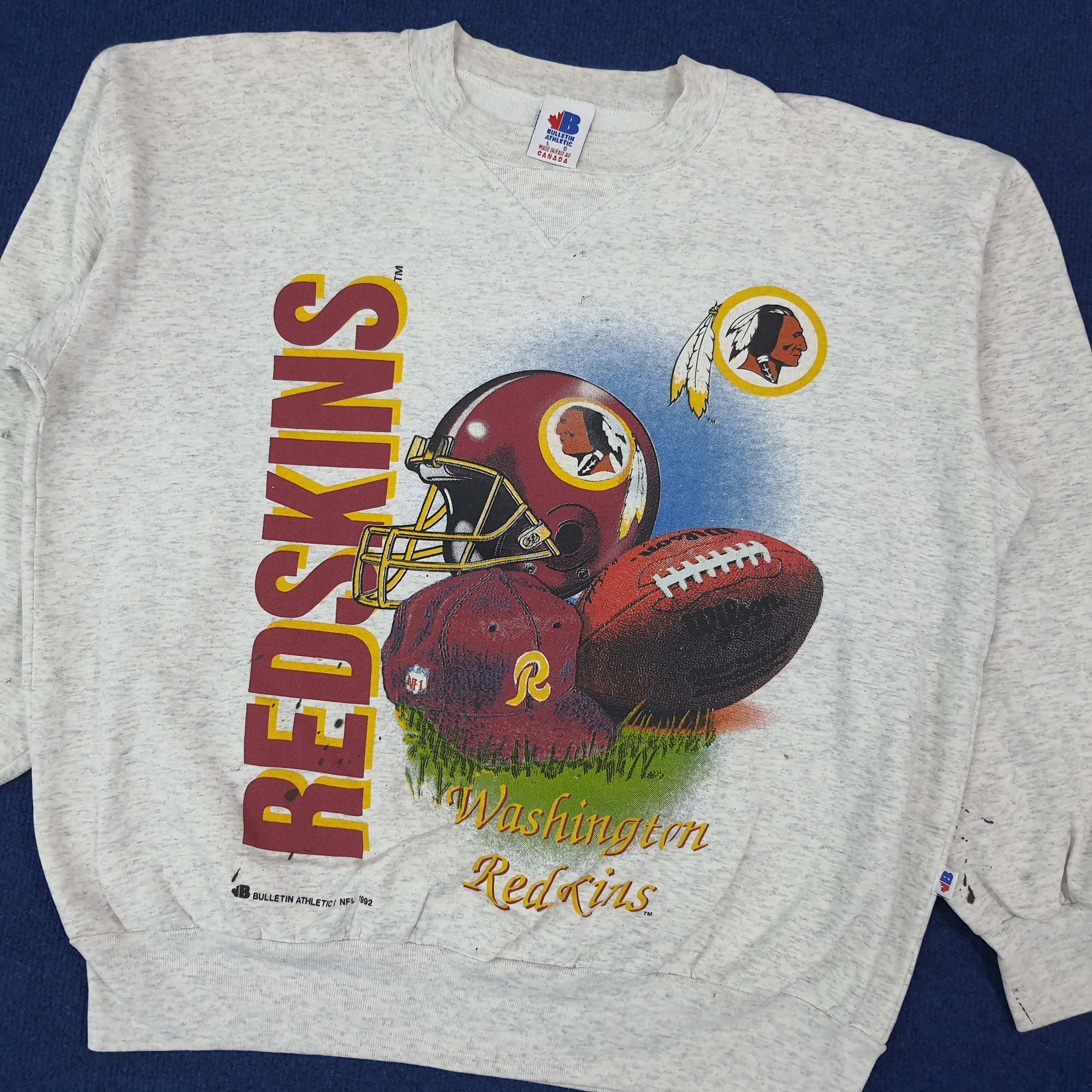 Vintage Vintage Washington Redskin NFL Sweatshirt C273N11 Size US L / EU 52-54 / 3 - 2 Thumbnail