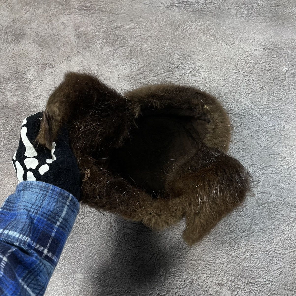 Japanese Brand Vintage Y2K Furry Alt Fuzzy Beanie Ushanka Mohair Uzi Vert Size ONE SIZE - 6 Thumbnail