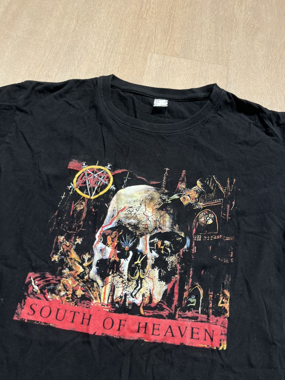 Vintage Slayer shirt Large Size US L / EU 52-54 / 3 - 1 Thumbnail