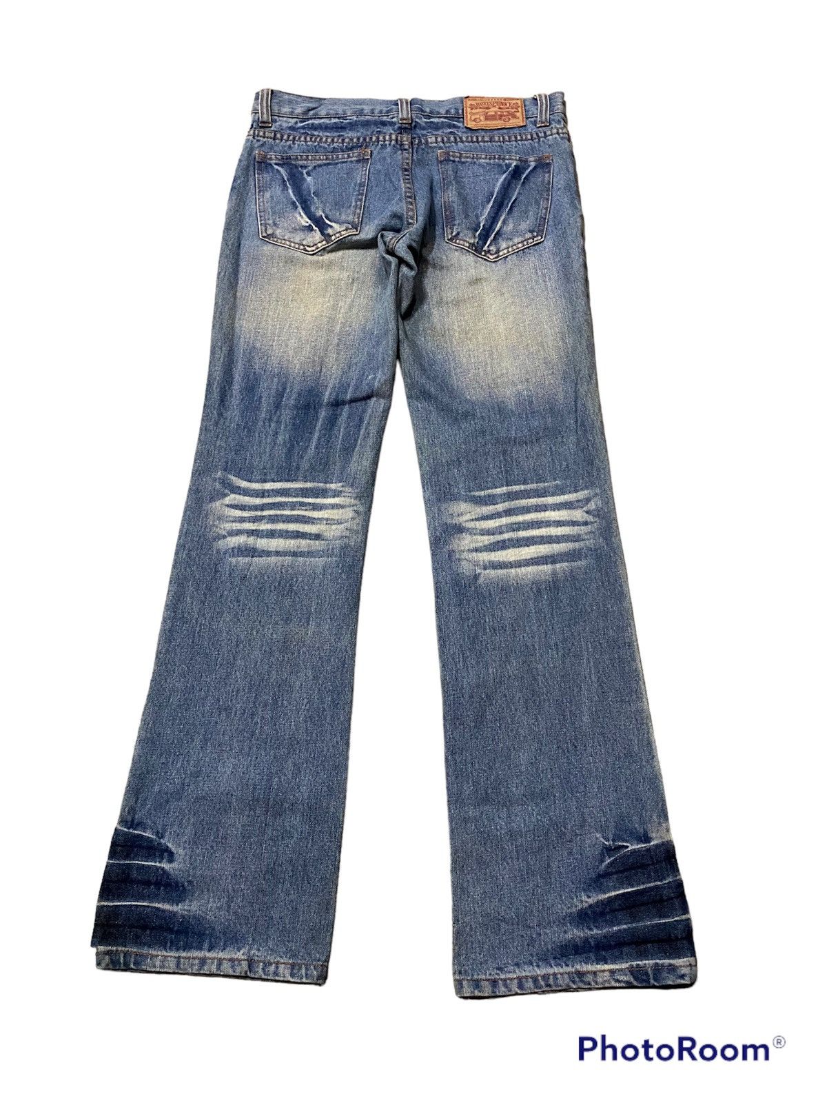 Hysteric Glamour × If Six Was Nine × Tornado Mart Flare Jeans Distressed Grunge Avantgarde Size US 32 / EU 48 - 10 Thumbnail