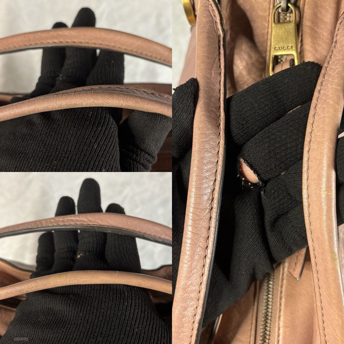 Gucci (very worn) Gucci Japan Exclusive 2 Way Bag sakura Size ONE SIZE - 16 Thumbnail