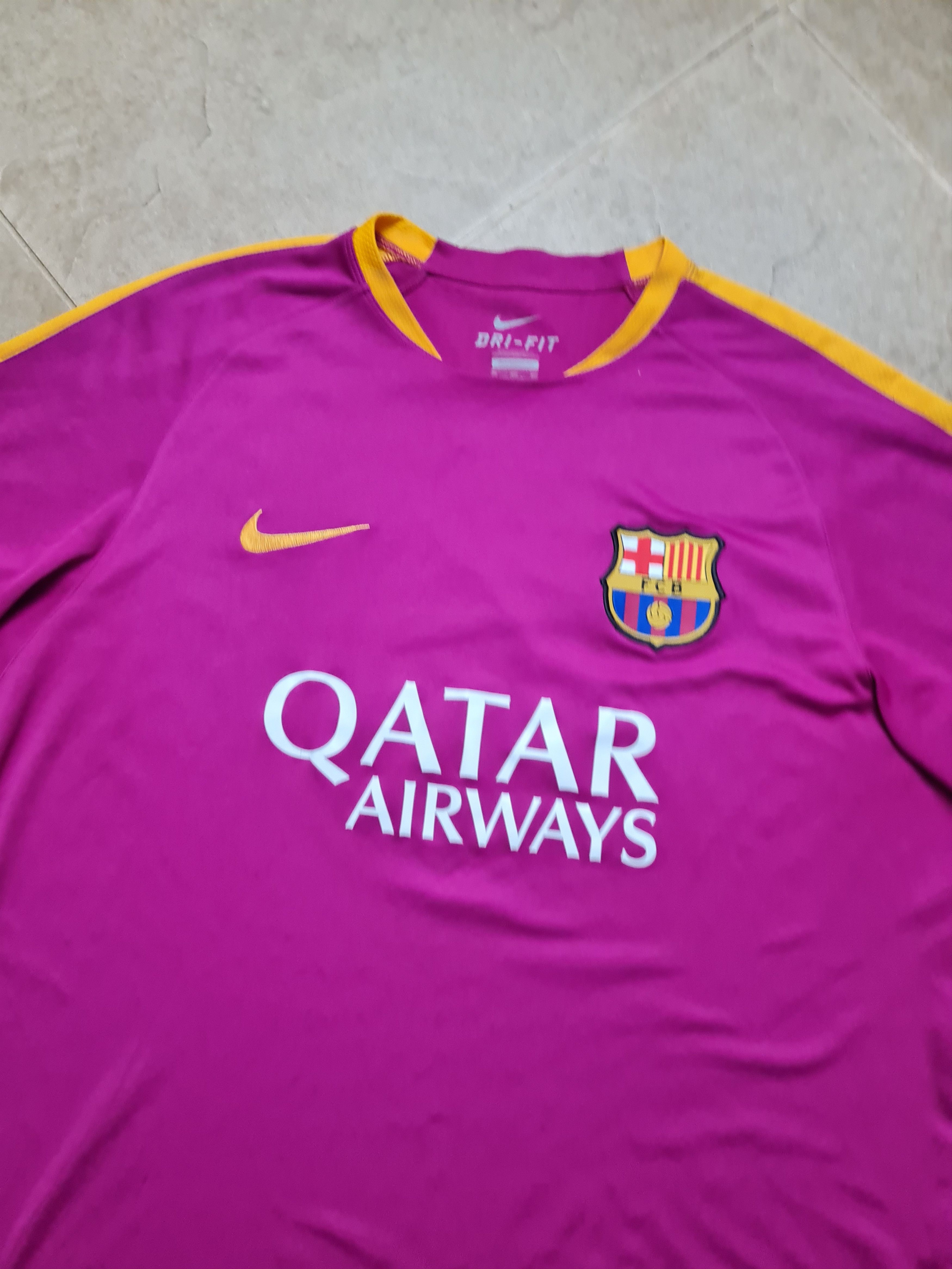 Nike NWT FC BARCELONA 2016/2017 TRAINING SICCER SHIRT CAMISETA XL Size US XL / EU 56 / 4 - 1 Thumbnail
