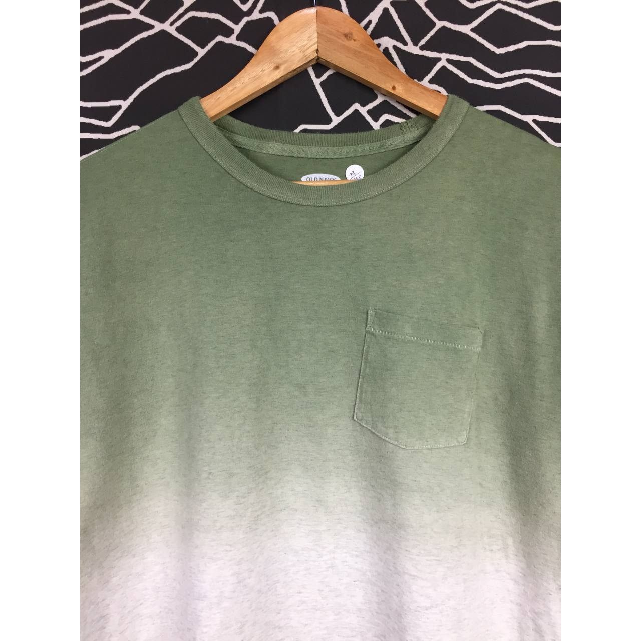 Old Navy × Vintage Old Navy Dip Dye Pocket Crew Neck Soft Washed Tee Size US M / EU 48-50 / 2 - 3 Thumbnail