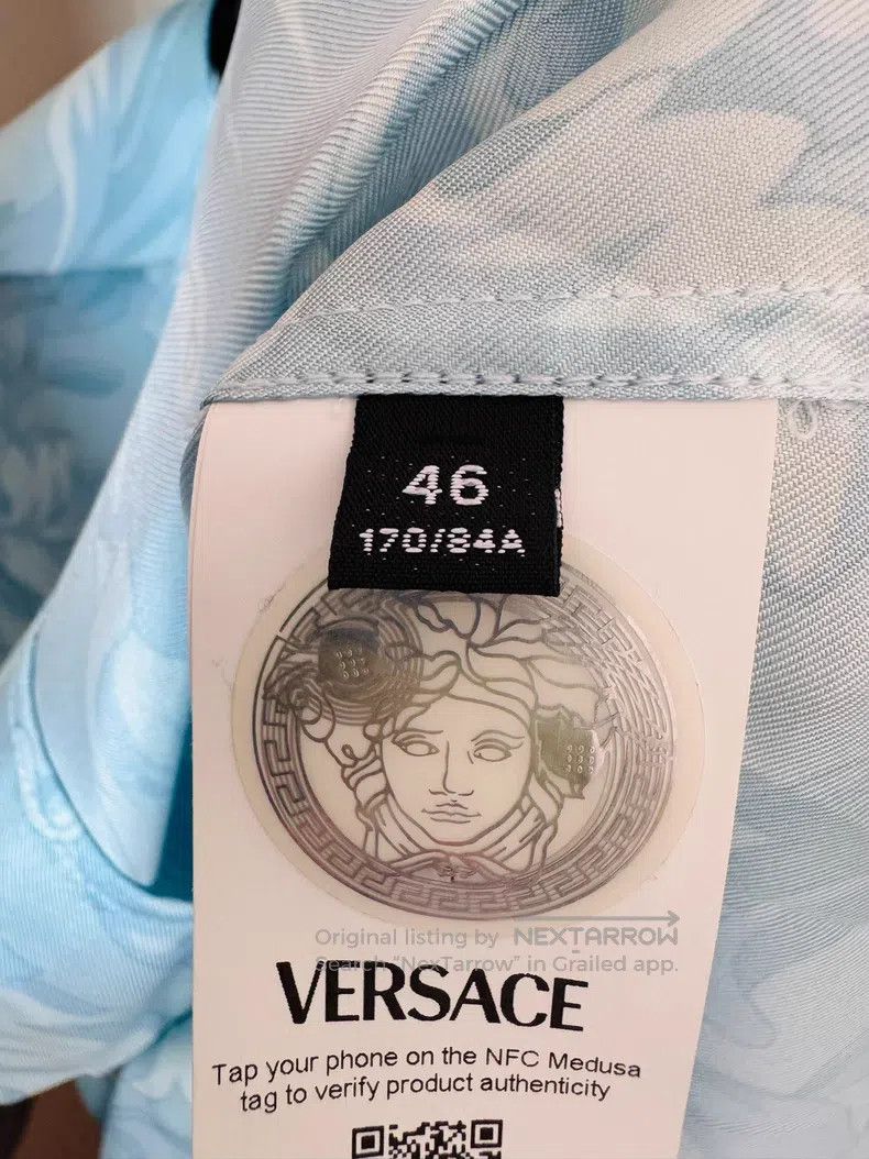 Versace Versace Men's short-sleeved shirt Size US S / EU 44-46 / 1 - 4 Thumbnail