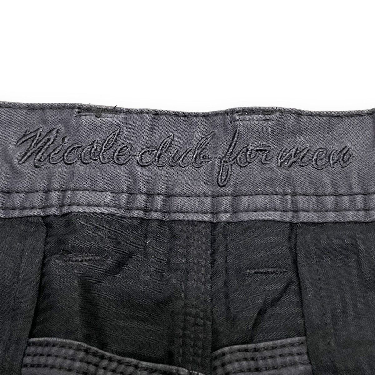 Nicole Club 🇯🇵 NICOLE CLUB FOR MEN PAISLEY 9 POCKETS CARGO PANTS Size US 29 - 8 Thumbnail