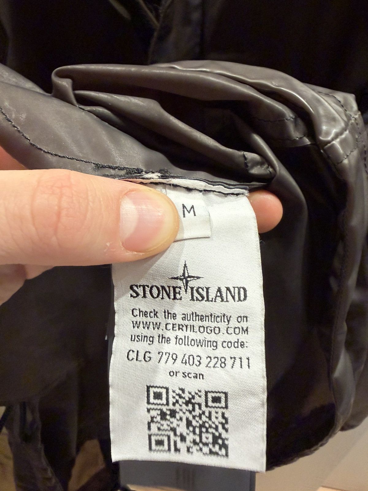 Stone Island × Supreme FW17 Supreme Stone Island Poly Cover Composite Anorak Black Size US M / EU 48-50 / 2 - 10 Thumbnail