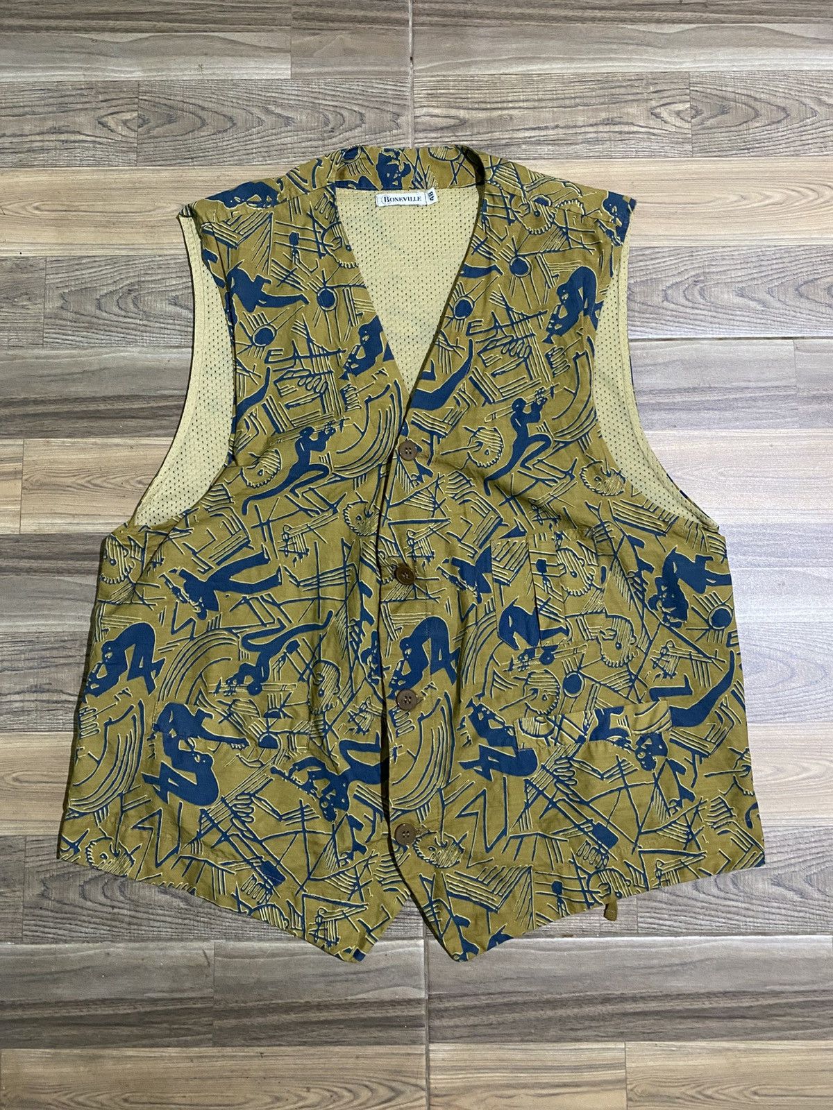 C.P. Company ARCHIVE BONEVILLE MASSIMO OSTI VEST SAXOPHONE VERY RARE Size US L / EU 52-54 / 3 - 1 Thumbnail