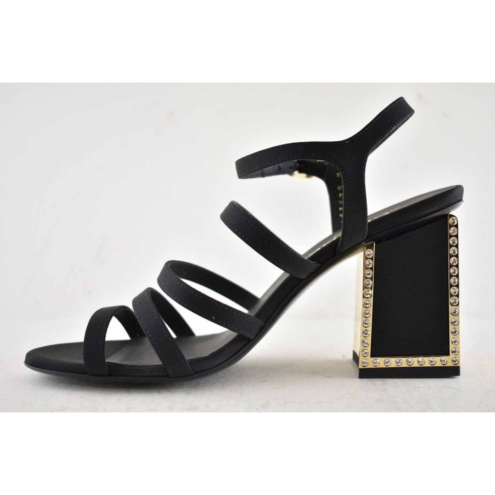 Chanel Chanel Crystal CC Logo Block Heel Sandals 37.5 Size US 7.5 / IT 37.5 - 12 Thumbnail