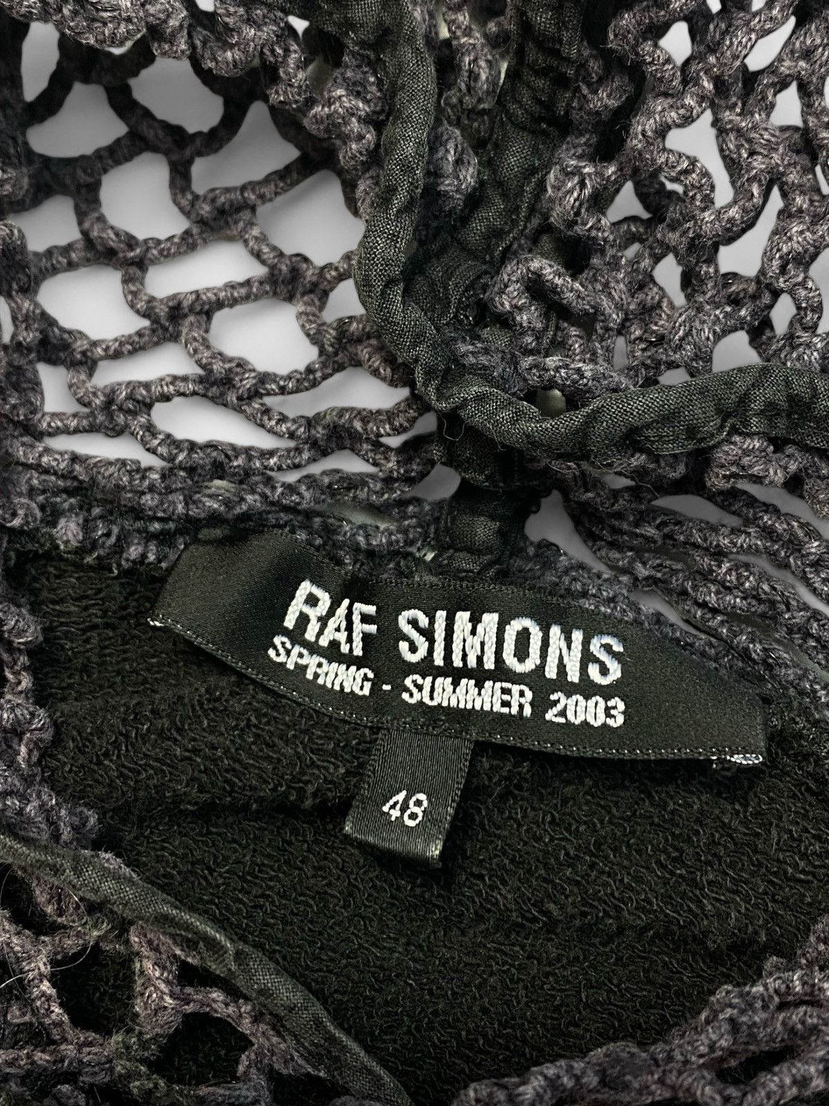 Raf Simons Raf Simons - SS03 Consumed Net Mesh Hoodie Size US M / EU 48-50 / 2 - 4 Thumbnail