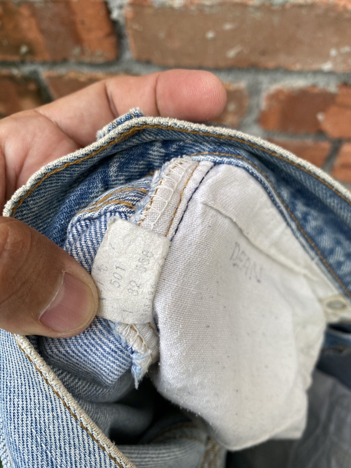 Levi's Vintage Clothing W32x31 Vintage levi's 501 redline distressed dirt USA Size US 32 / EU 48 - 10 Thumbnail