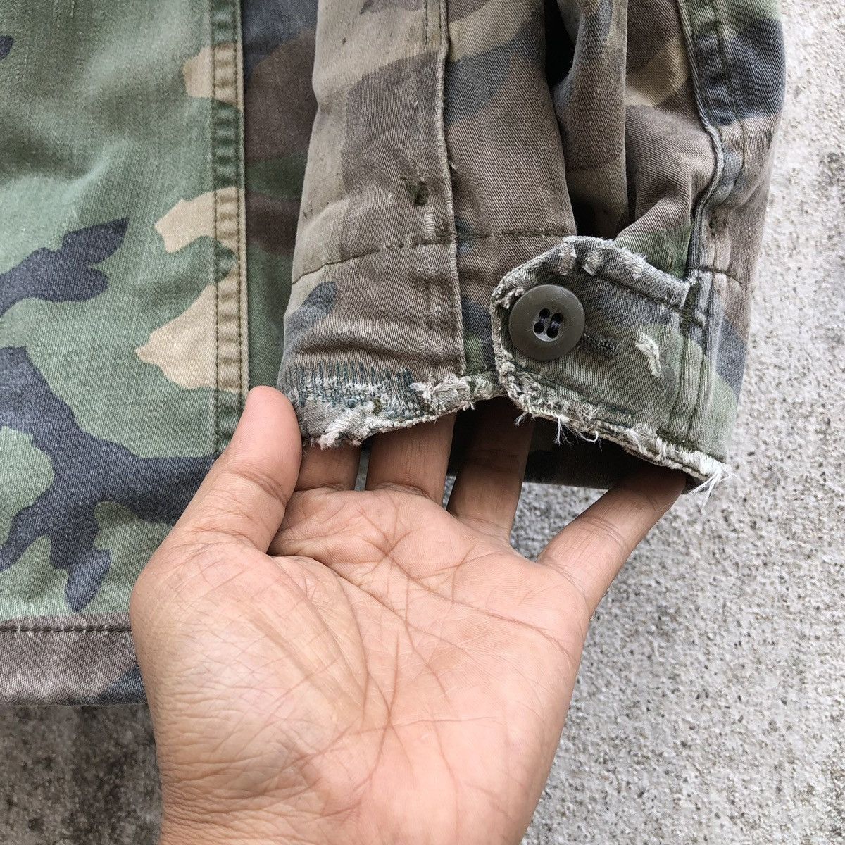 Alpha Industries 🔥VTG 80s Alpha Cold Weather Field THRASHED DISTRESSED Jacket Size US M / EU 48-50 / 2 - 11 Thumbnail