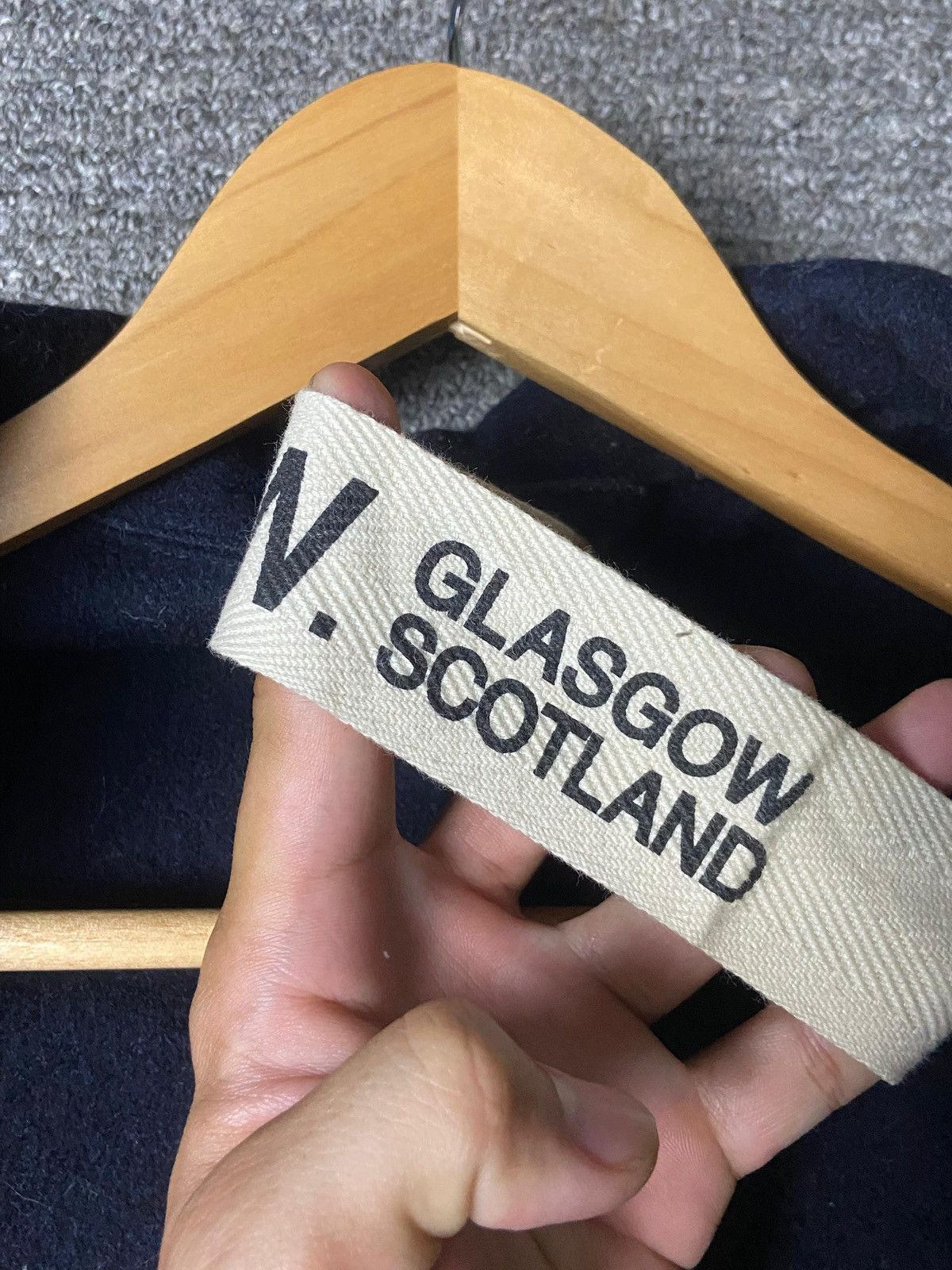 Japanese Brand T.W.W Glassgow Scotland Double Breasted Coat (156) Size US S / EU 44-46 / 1 - 8 Thumbnail