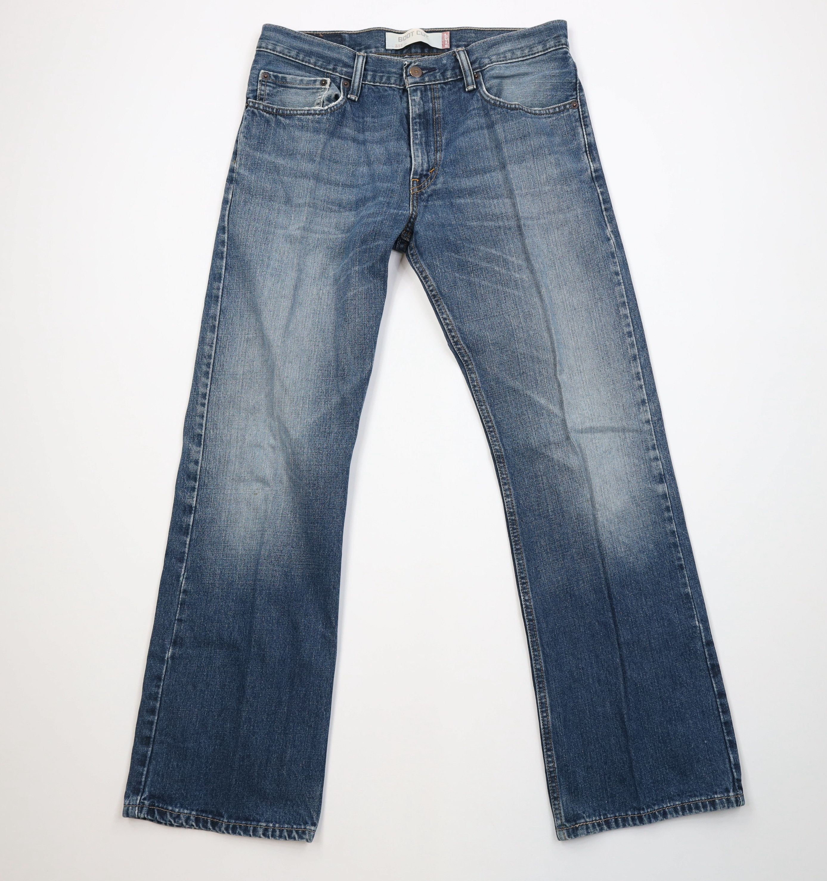 Levi's Vintage Y2K Levis 527 Cut Flared Wide Leg Denim Jeans Blue Size US 32 / EU 48 - 1 Thumbnail