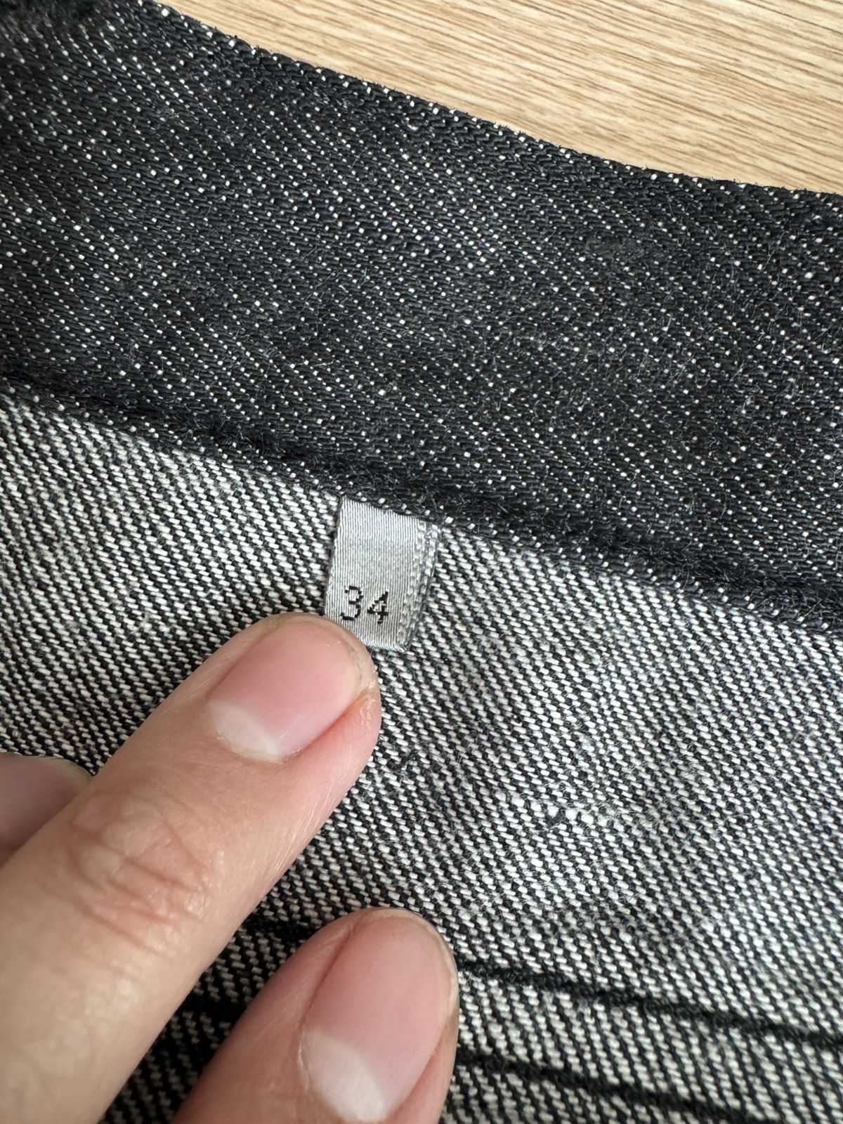 Dior SS 2004 strip destroyed jeans Size US 34 / EU 50 - 4 Thumbnail