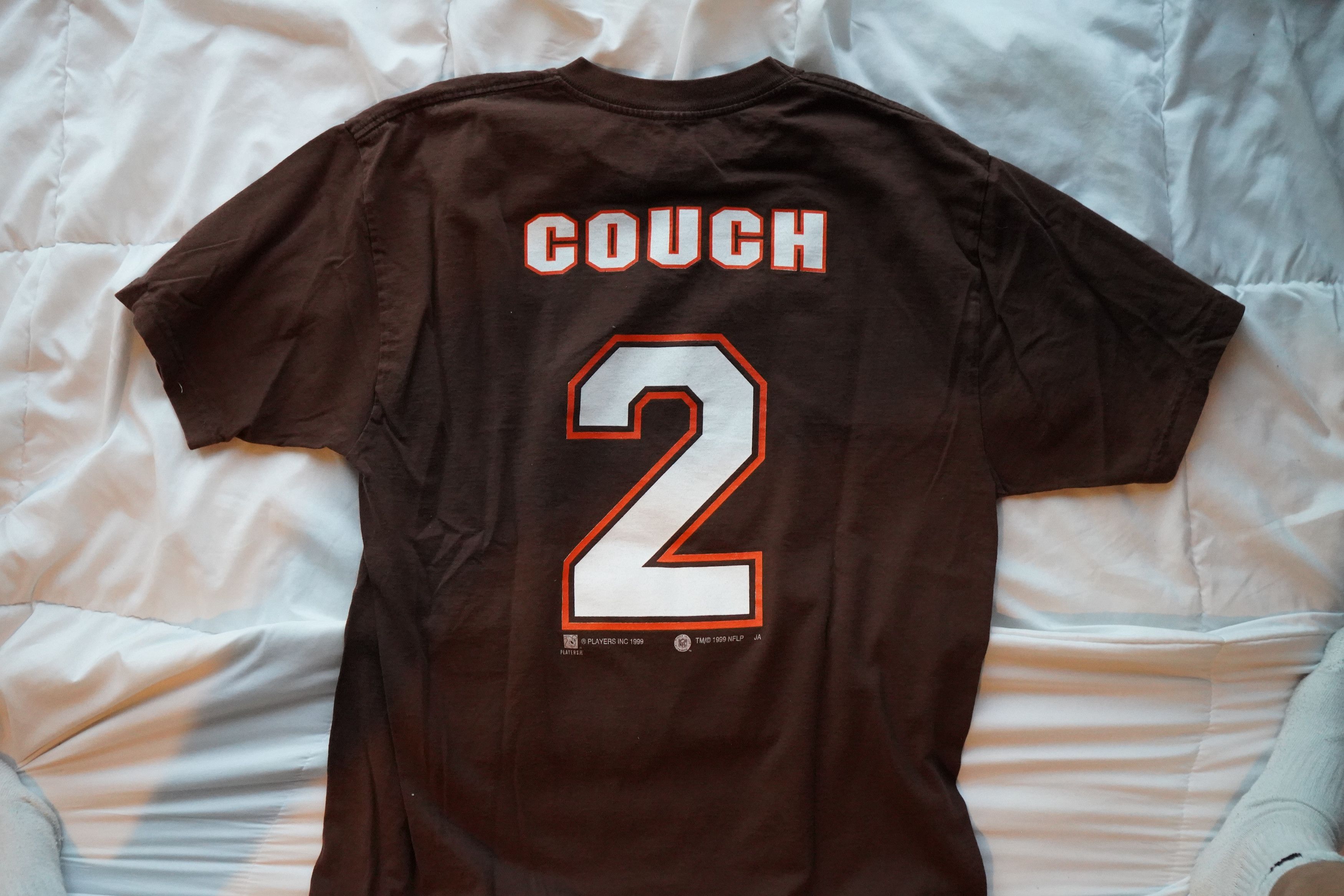 Vintage Vintage Tim Couch Browns Graphic Tee Size XL Size US XL / EU 56 / 4 - 6 Thumbnail