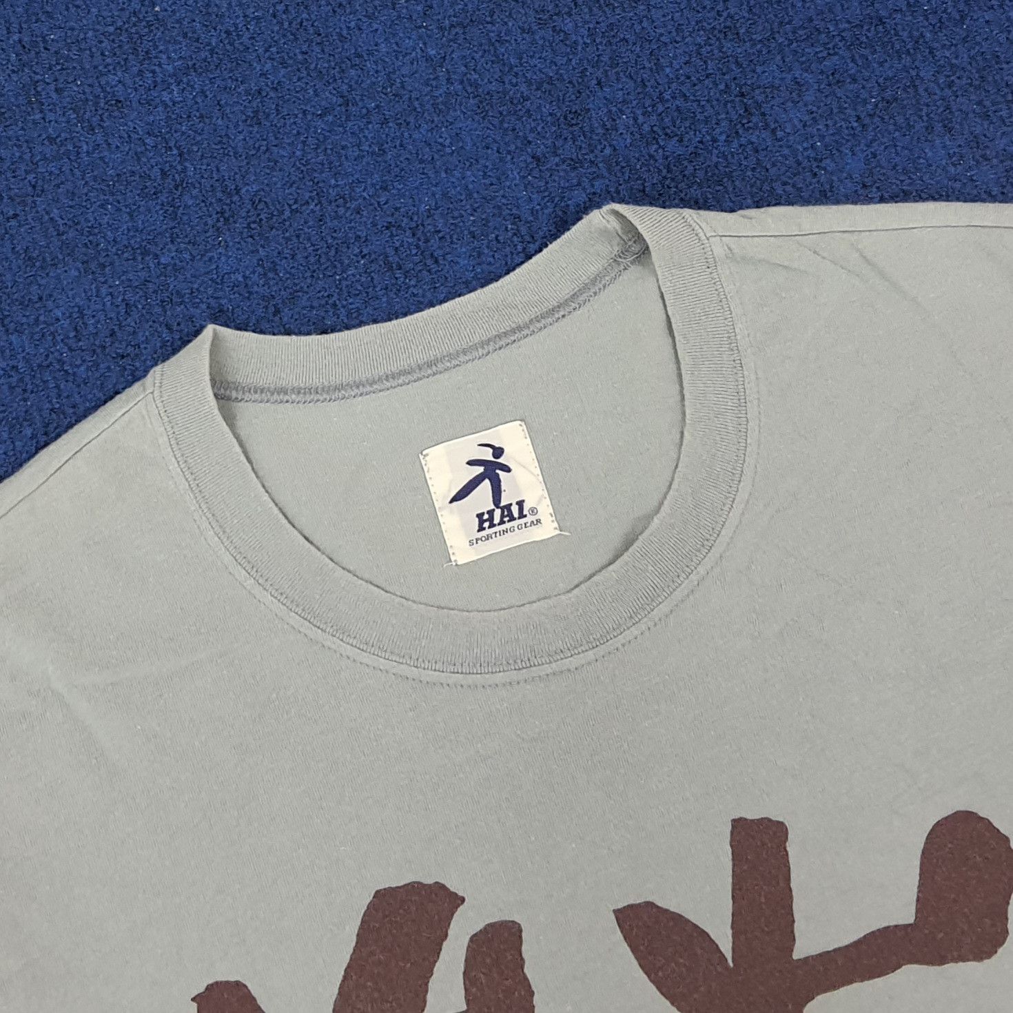 Hai Sporting Gear × Issey Miyake × Vintage Vintage Hai Sporting Gear Japanese Designer Brand T-shirt Size US L / EU 52-54 / 3 - 4 Thumbnail