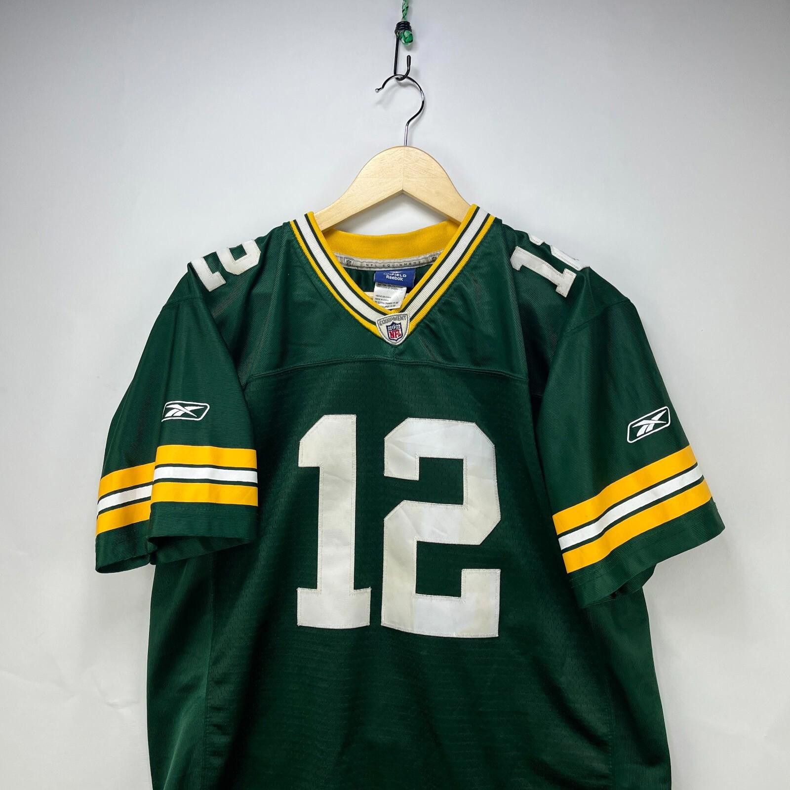 Reebok Vintage Green Bay Packers NFL Jersey Aaron Rogers Youth XL Size ONE SIZE - 2 Thumbnail