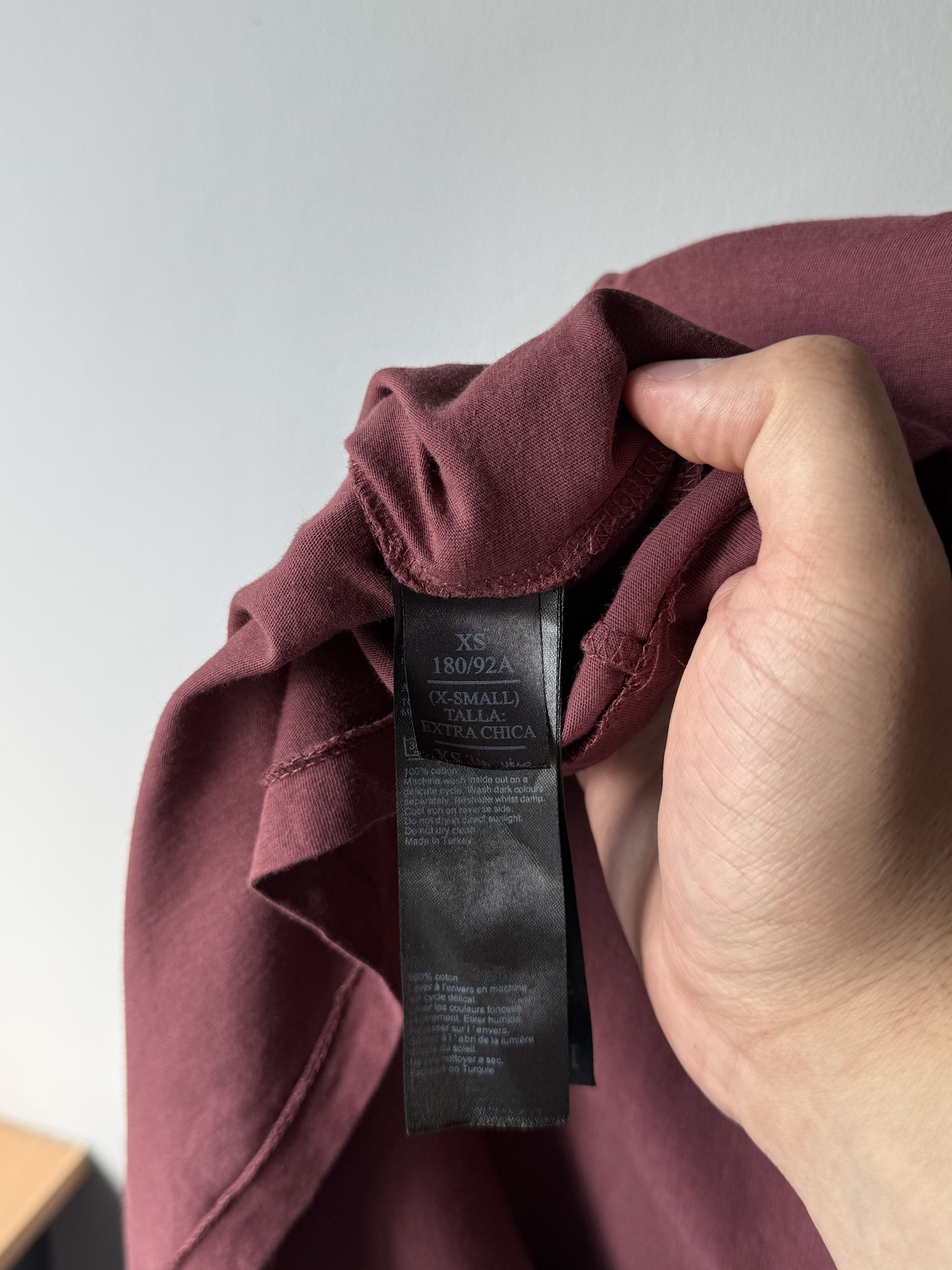 Allsaints Allsaints Tonic SS Crew Neck Burgundy Cotton Logo T-Shirt Size US XS / EU 42 / 0 - 13 Thumbnail