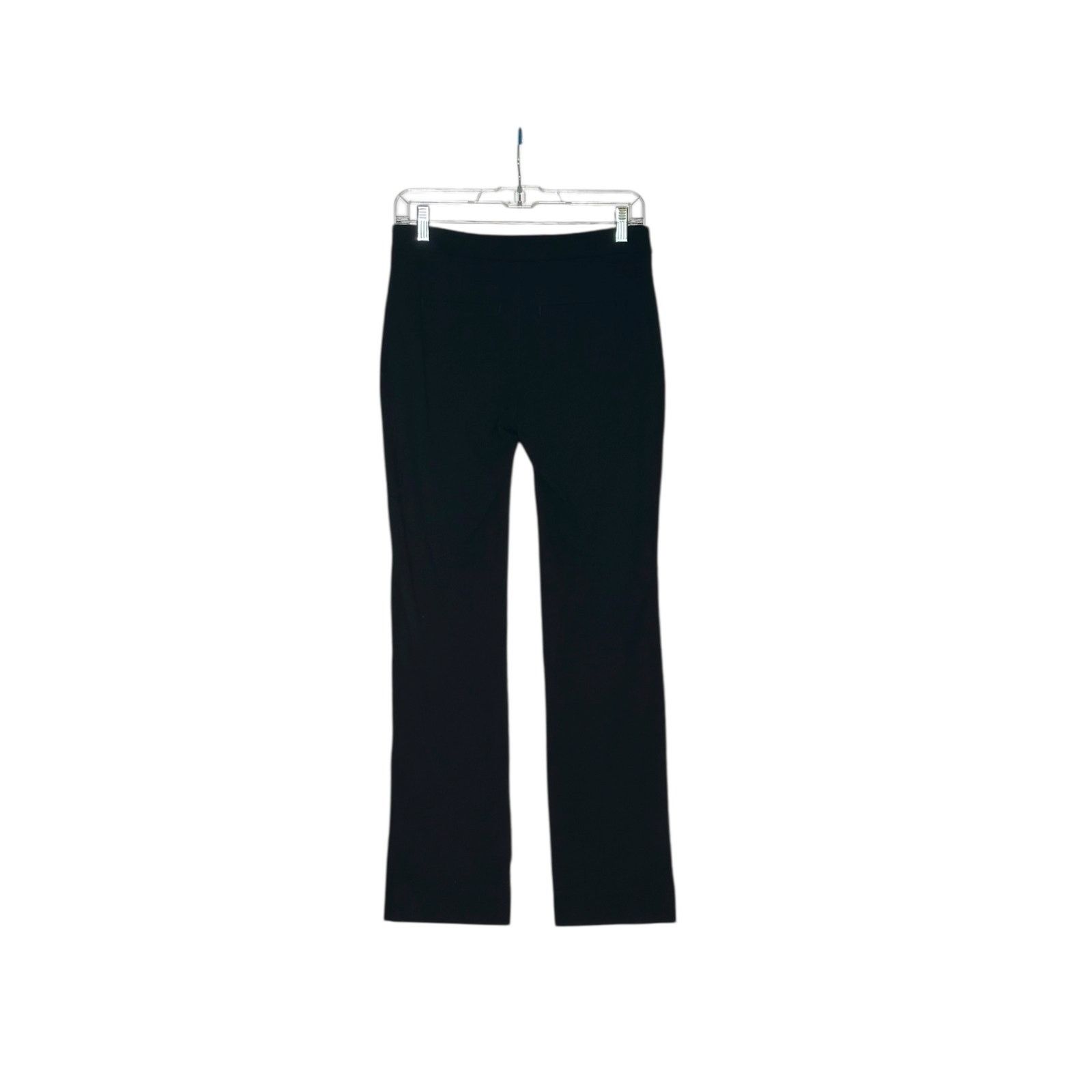 NYDJ NYDY black flat front straight legs pants size 2P Size 26" / US 2 / IT 38 - 7 Thumbnail