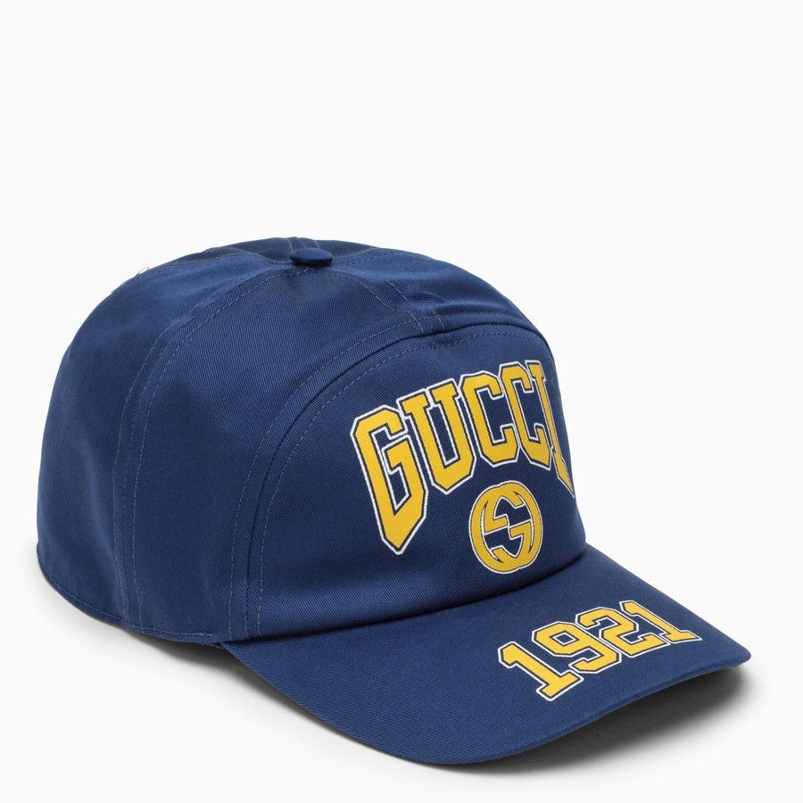 Gucci o1d2blof0525 Size: L / Logo Baseball Cap / Hat in Blue Size ONE SIZE - 2 Thumbnail