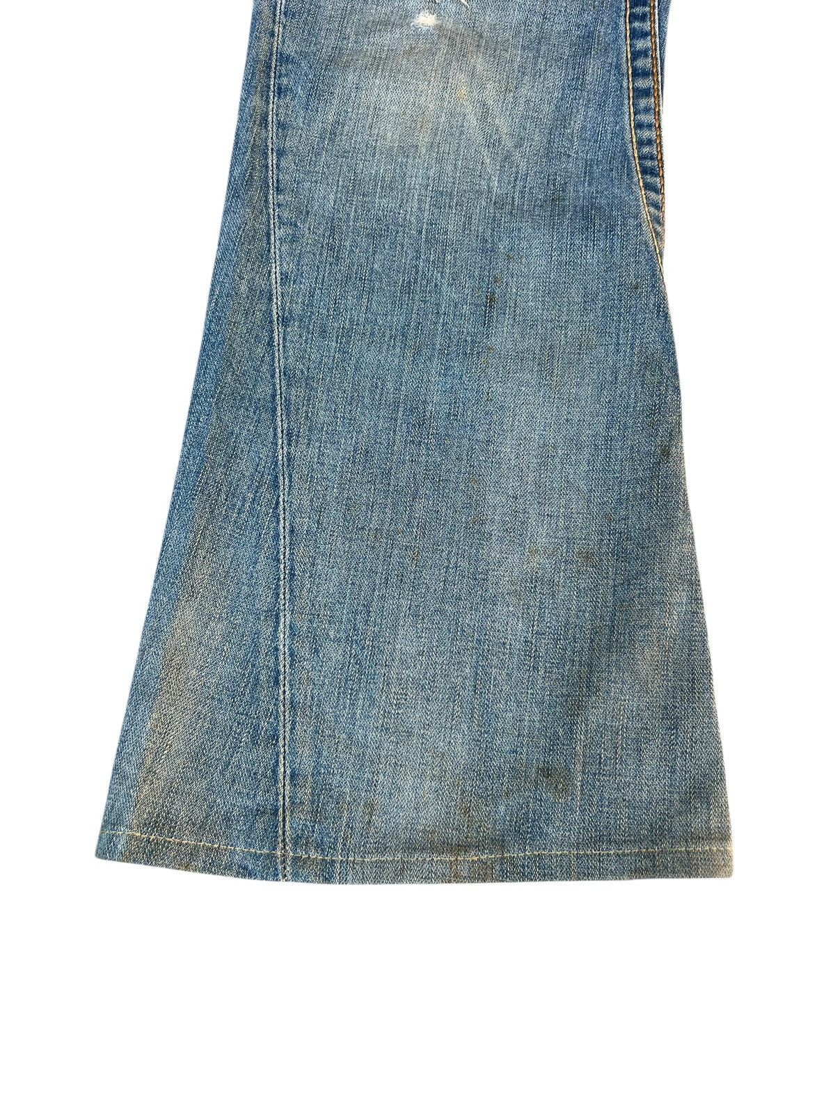 True Religion 2000s True Religion Joey Big T Dirty Mud Denim Flare Jeans Size US 33 - 10 Thumbnail