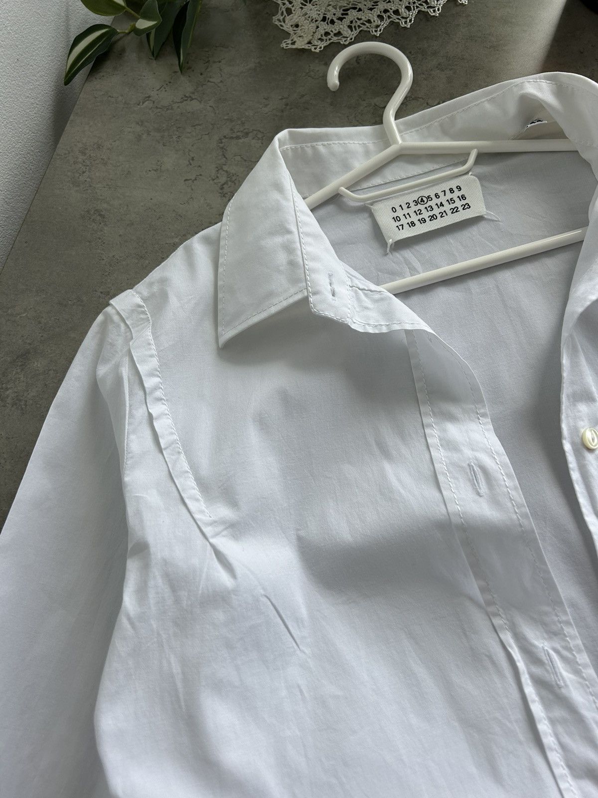 Maison Margiela Maisonmargiela women’s white button down top shirt Size L / US 10 / IT 46 - 5 Thumbnail