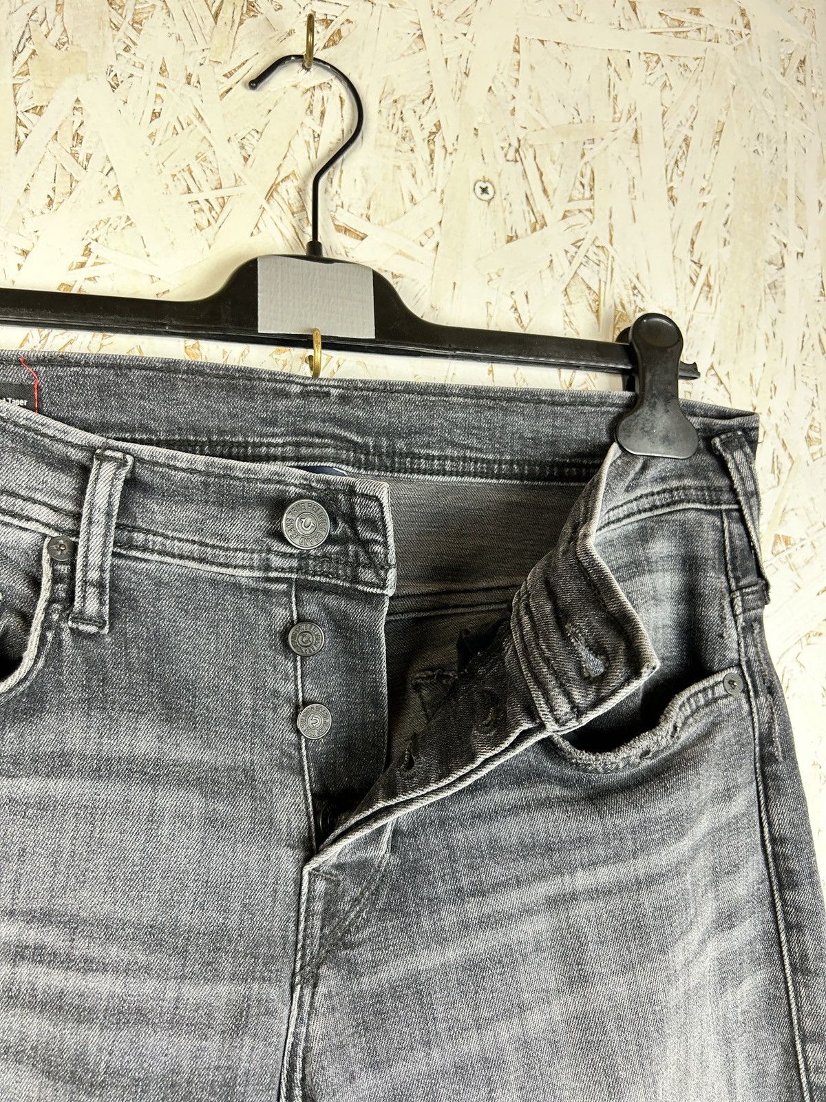 True Religion True Religion Marco Relaxed Taper Slim Denim Jeans Grey 30 Size US 30 / EU 46 - 8 Thumbnail