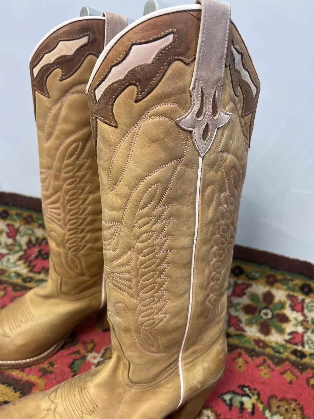 Western Rise Vintage moto GUIDI style western boots 38 women Size US 8 / IT 38 - 10 Thumbnail