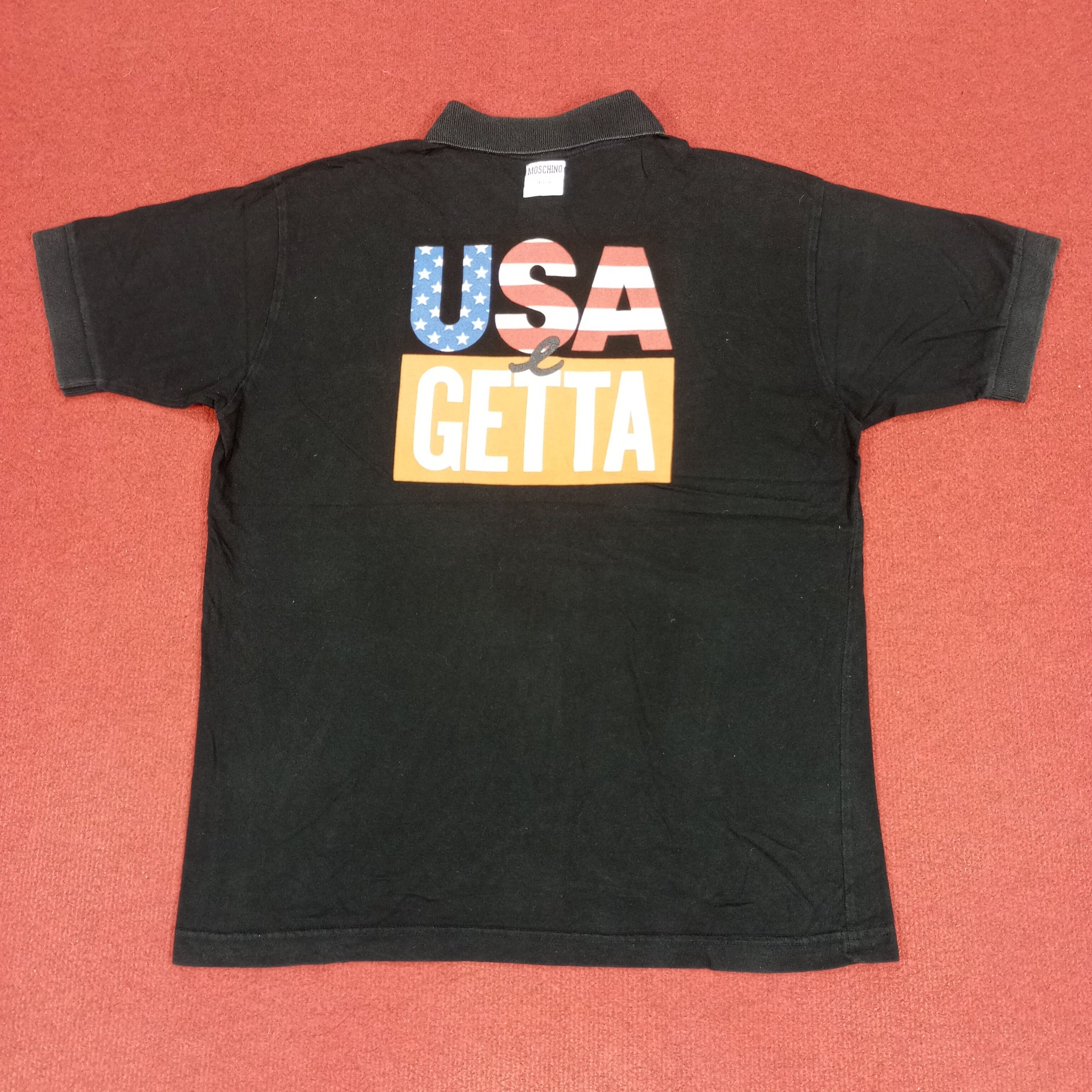 Moschino × Vintage Moschino USA Made In Italy Casual Style Polos Size US M / EU 48-50 / 2 - 1 Thumbnail