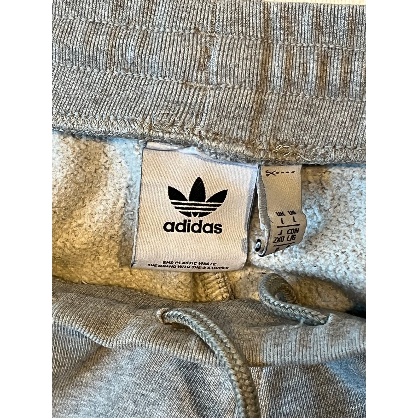 Adidas Adidas Gray Cuffed Ankle Sweatpants Mens L Size US 38 / EU 54 - 3 Thumbnail
