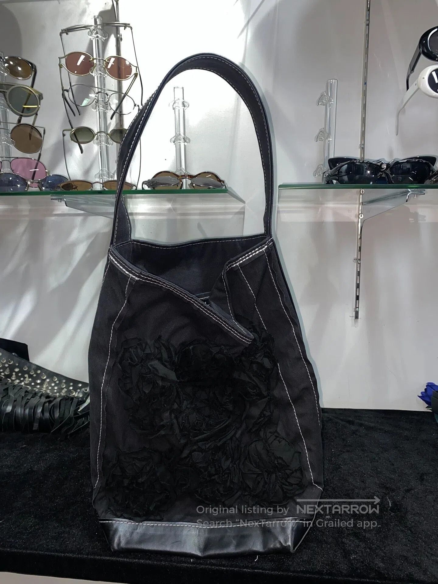 Tricot Comme des Garcons black tricot COMME des GARCONS shoulder bag. Size ONE SIZE - 1 Thumbnail