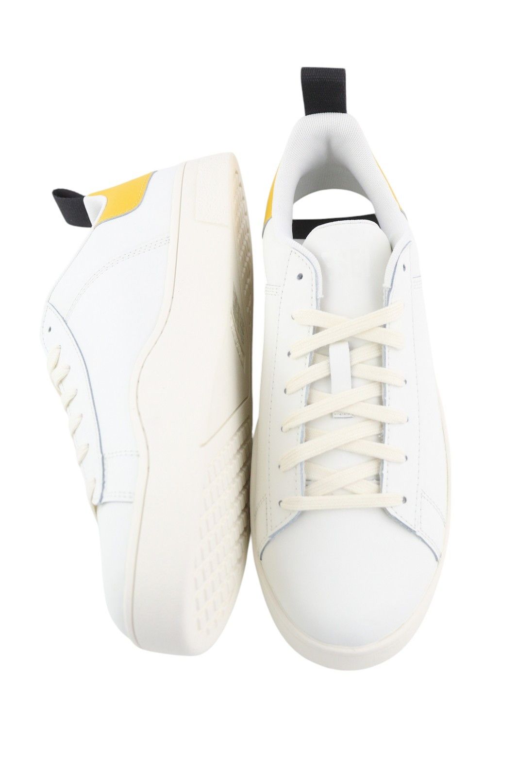 Diesel S-CLEVER LOW LACE EU44 Leather White 41576 Size US 11 / EU 44 - 5 Thumbnail