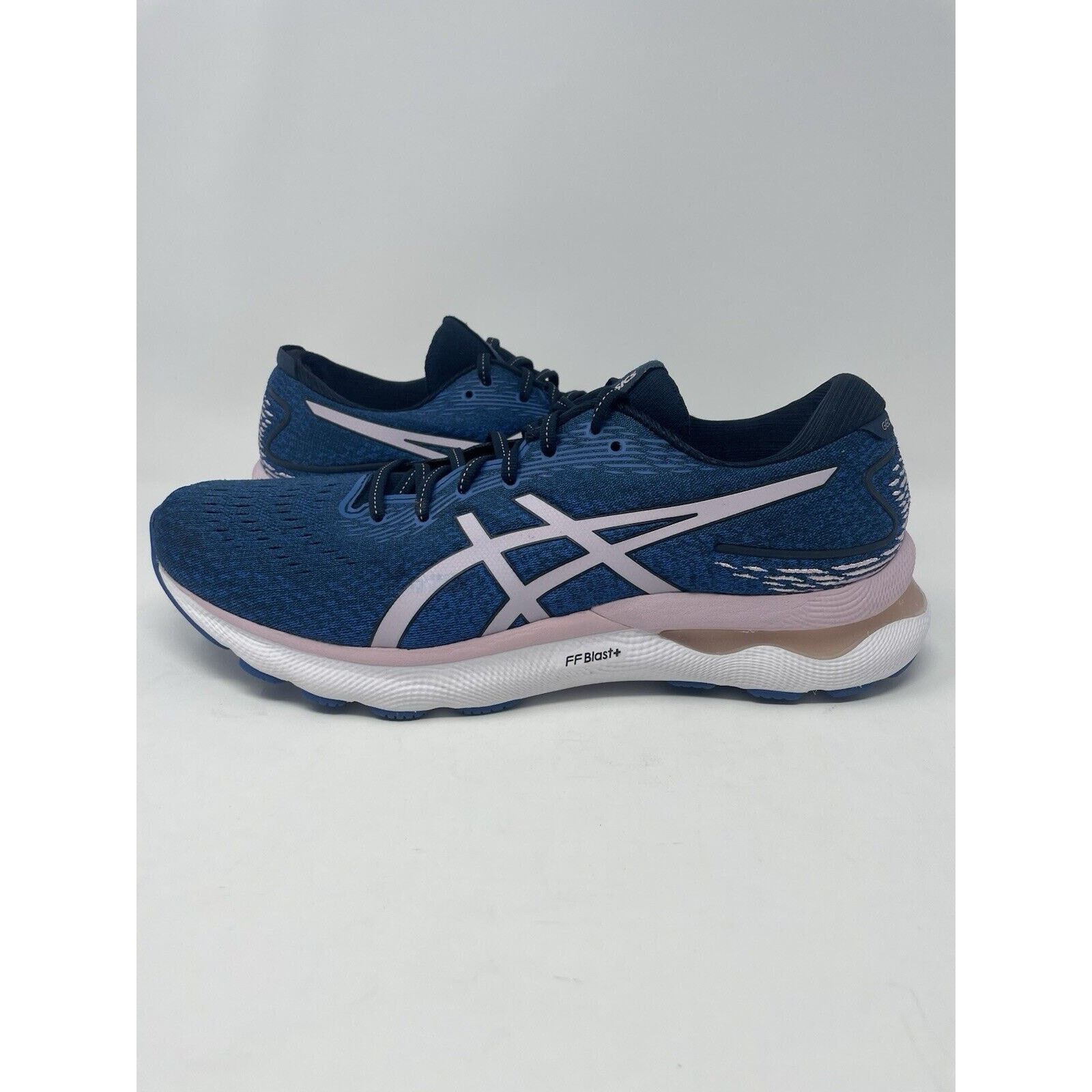 Asics ASICS Gel Nimbus 24 Wide French Blue Running Womens Size 12 Size US 12 / IT 42 - 3 Thumbnail