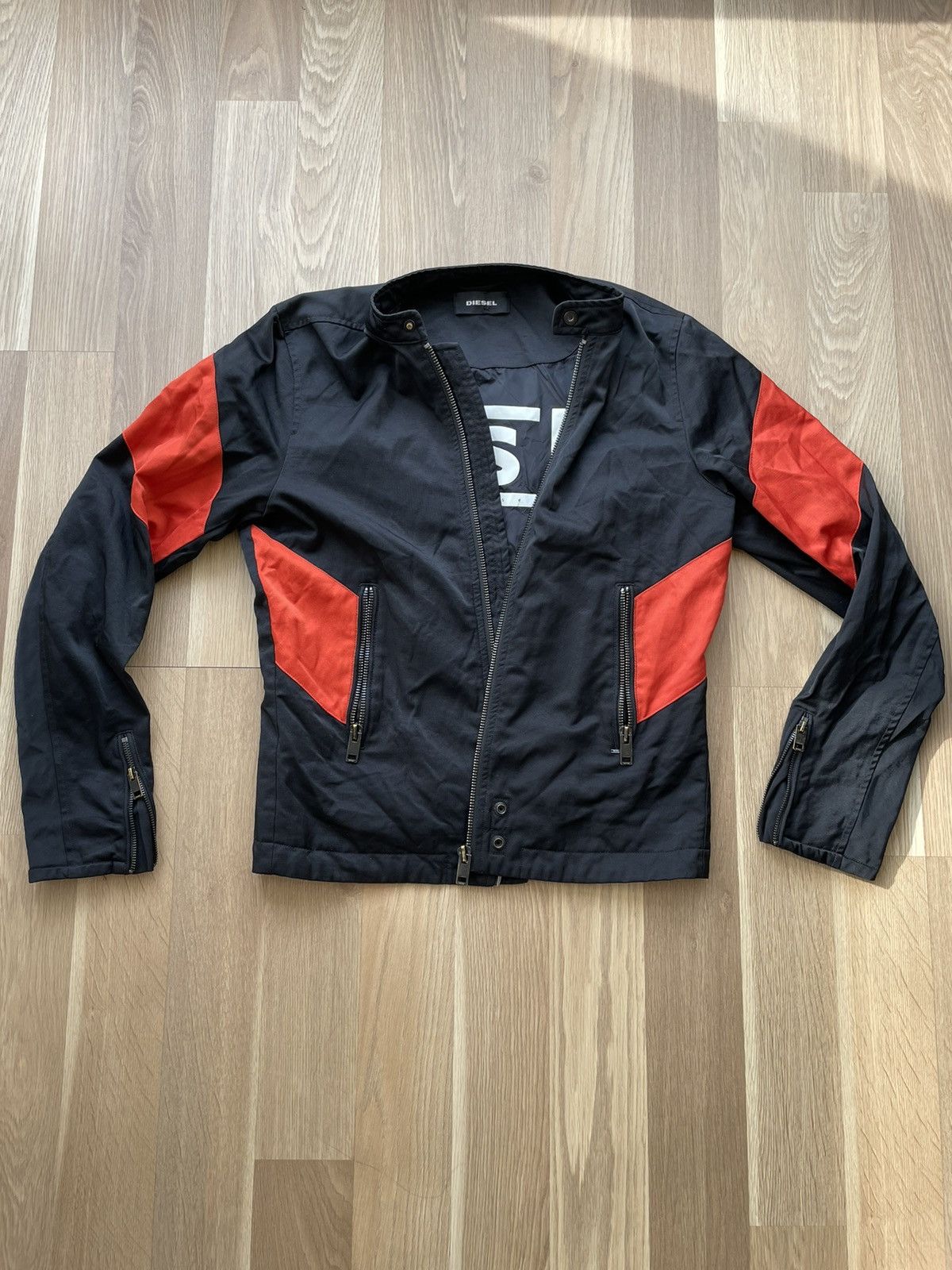 Diesel × Vintage Diesel Y2K / Vintage Biker Jacket US L / EU 52-54 Size US L / EU 52-54 / 3 - 4 Thumbnail