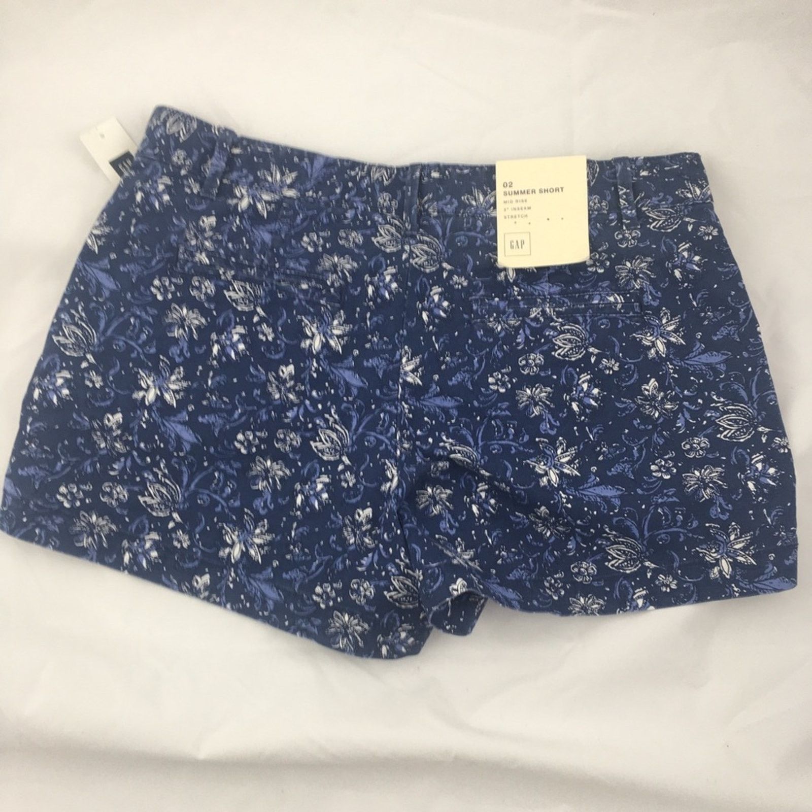 Gap NWT Gap Women's Summer Floral Print Shorts Size 2 Size 26" / US 2 / IT 38 - 2 Thumbnail