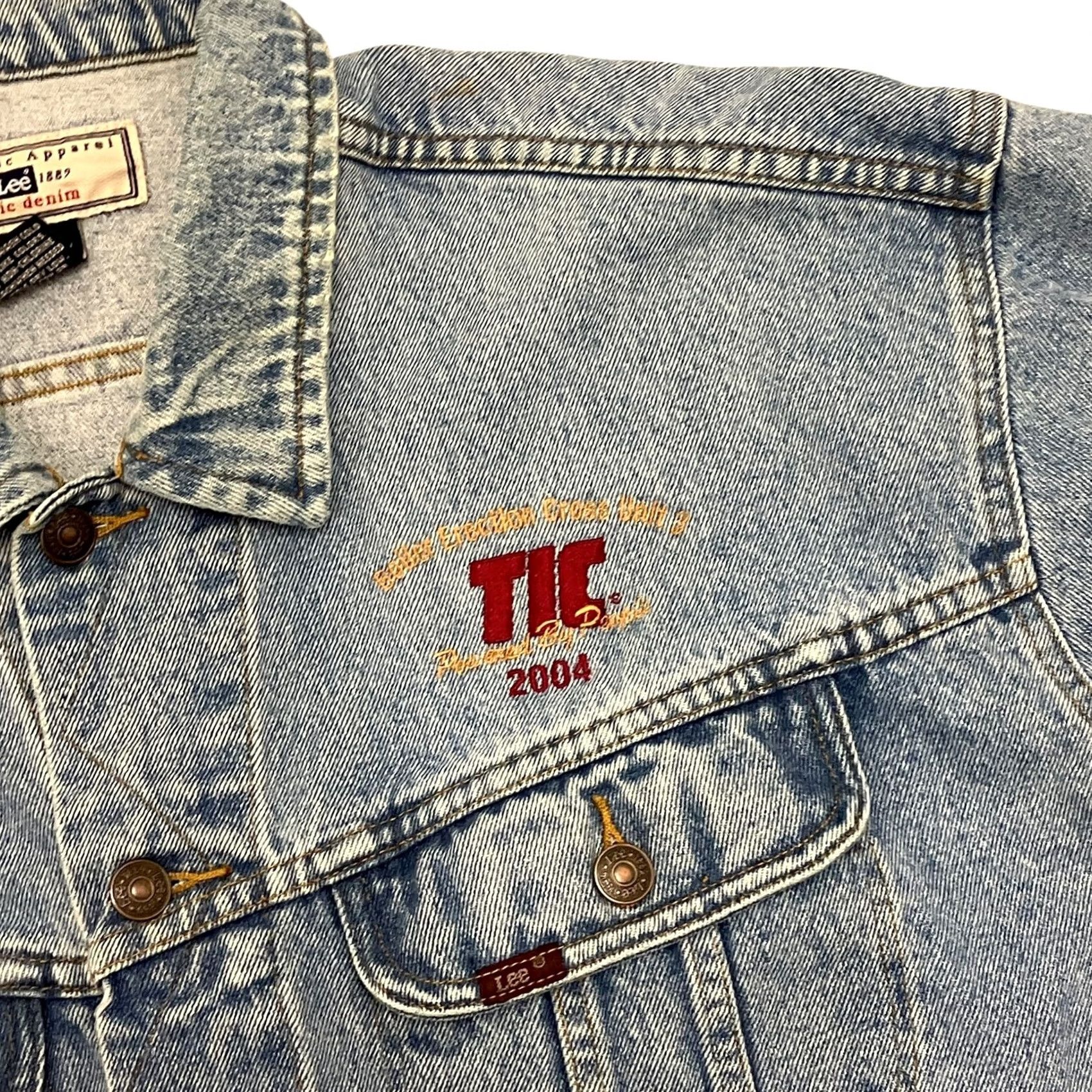 Lee Vintage Lee Denim Jacket XL Blue Trucker 90s Western Mens Size US XL / EU 56 / 4 - 4 Thumbnail
